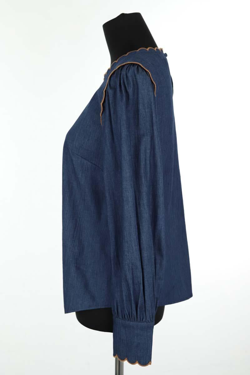 Blouse LK BENNETT - Seconde Main Blue