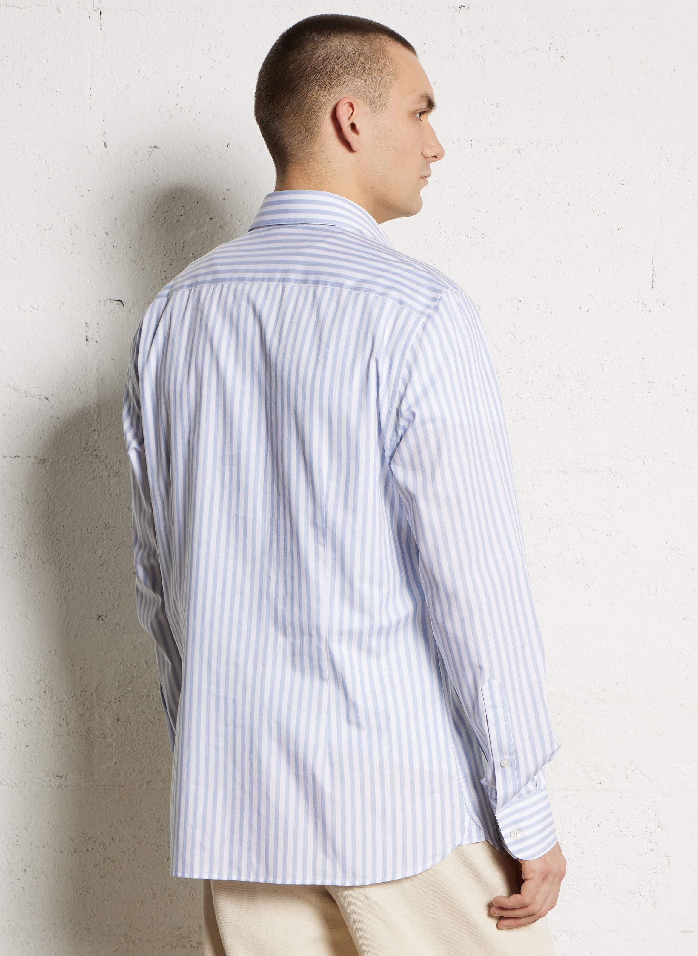 Gestreept overhemd HACKETT Blauw