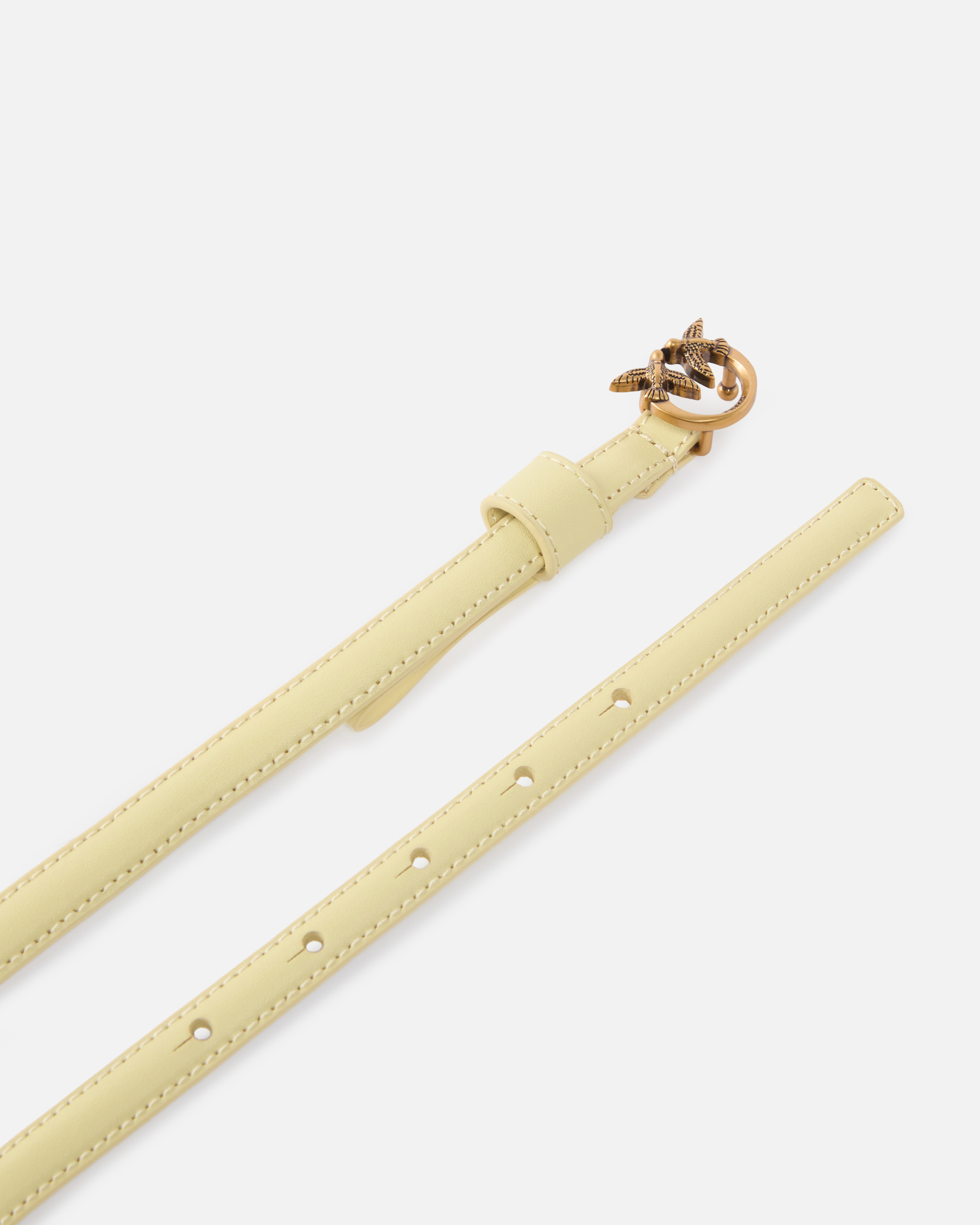 Fine belt with love birds buckle 1 cm PINKO Multicolored