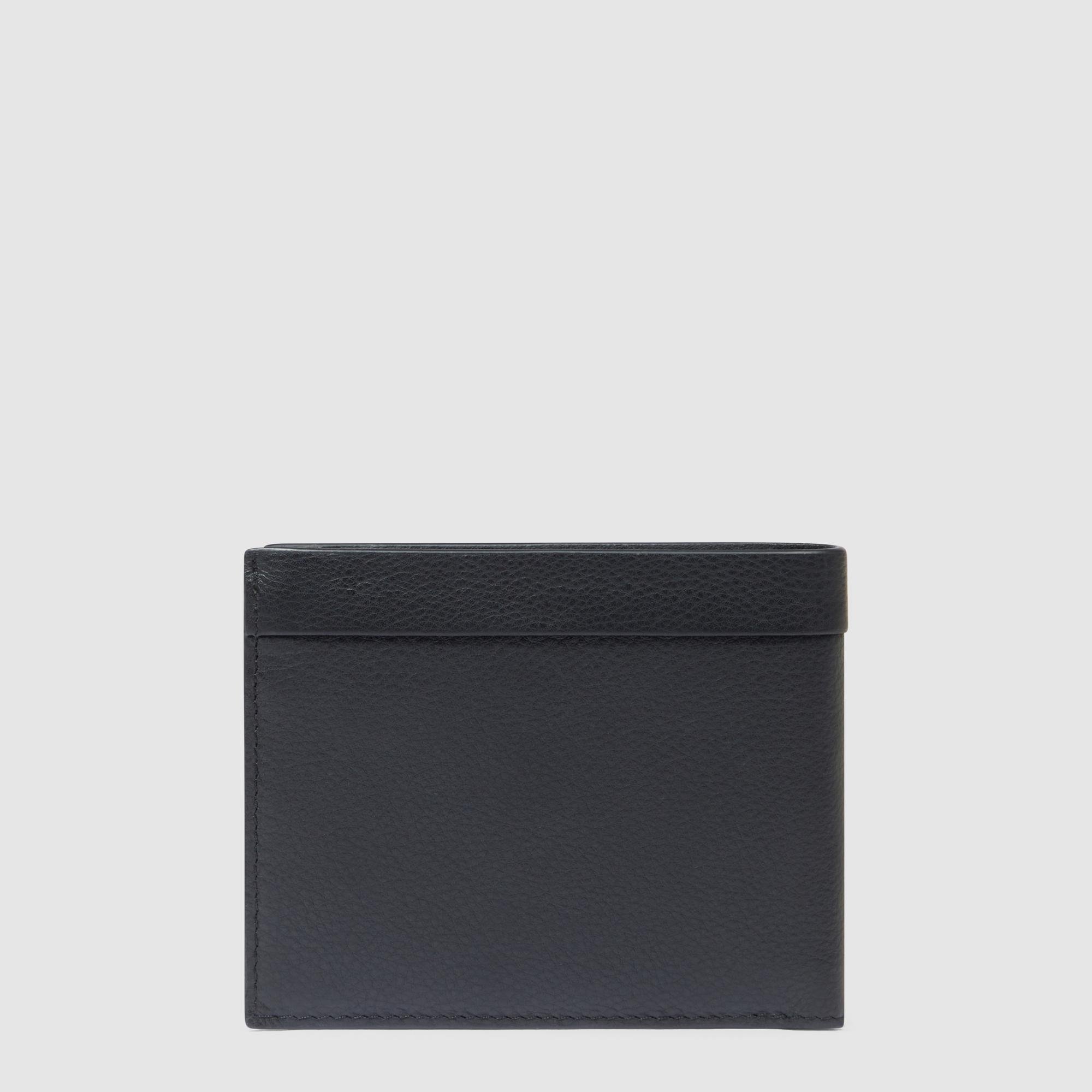 Babylon leather wallet PIQUADRO Black