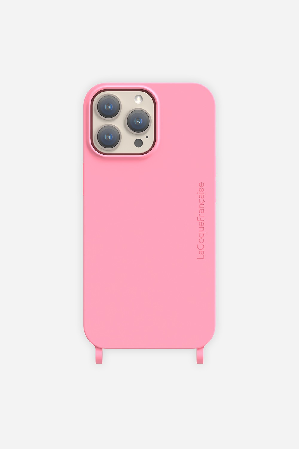 Coque de téléphone soft touch avec anneaux pour iphone 14 pro LA COQUE FRANCAISE Rose
