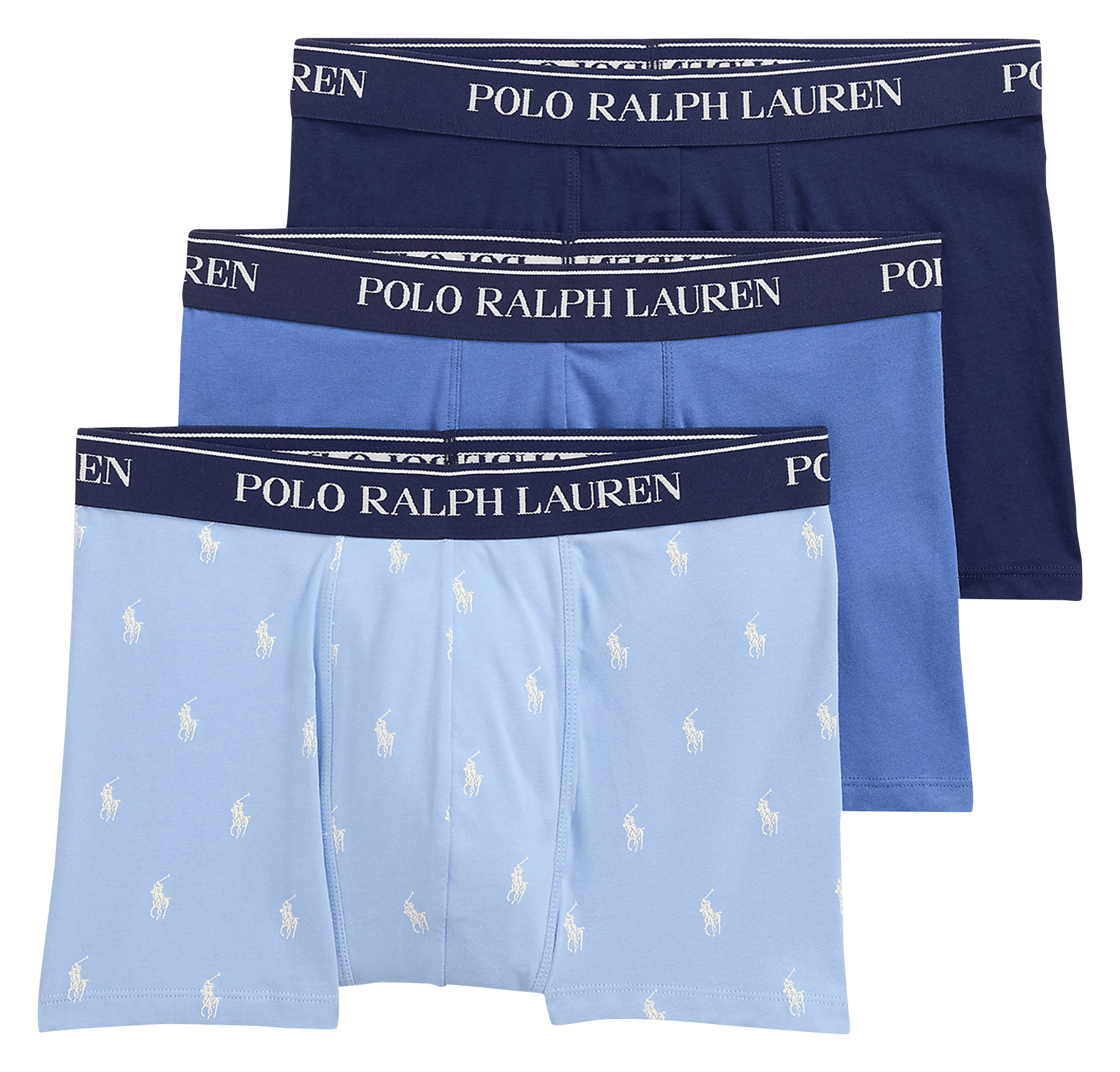 3er-Pack Boxershorts aus Baumwoll-Mix POLO RALPH LAUREN Blau