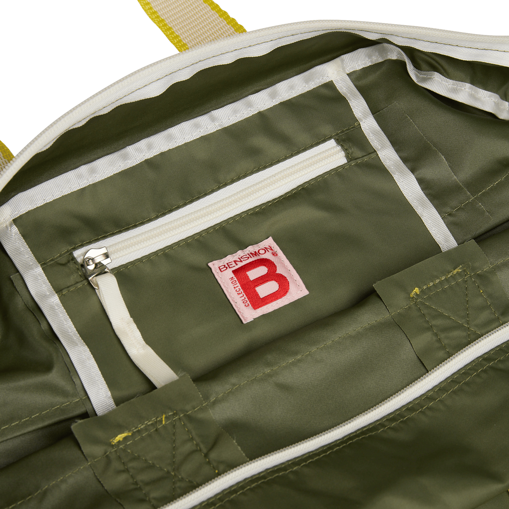 Einfarbige Einkaufstasche BENSIMON Khaki