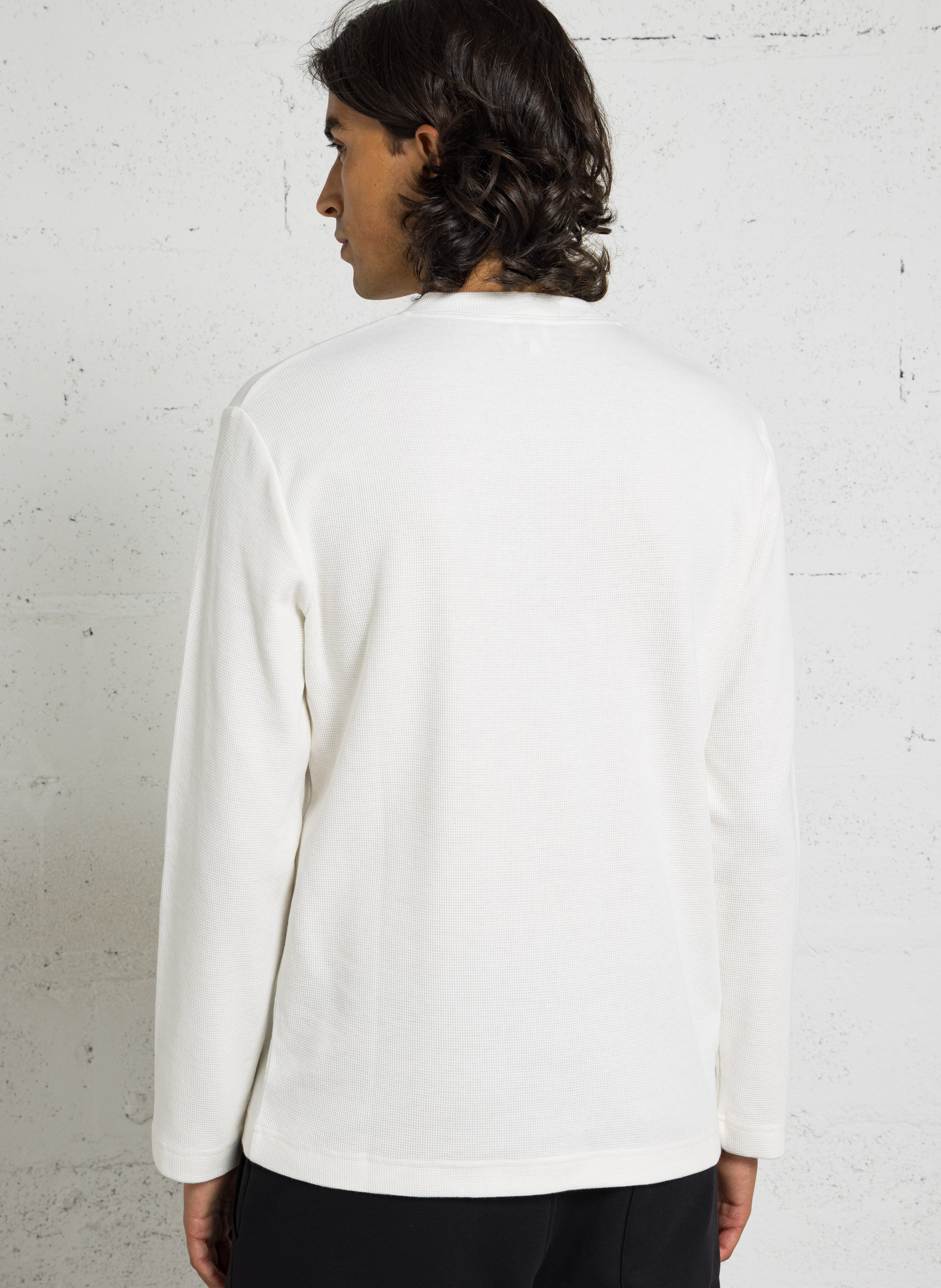 Round-neck cotton sweater | Beige AU PRINTEMPS PARIS Men