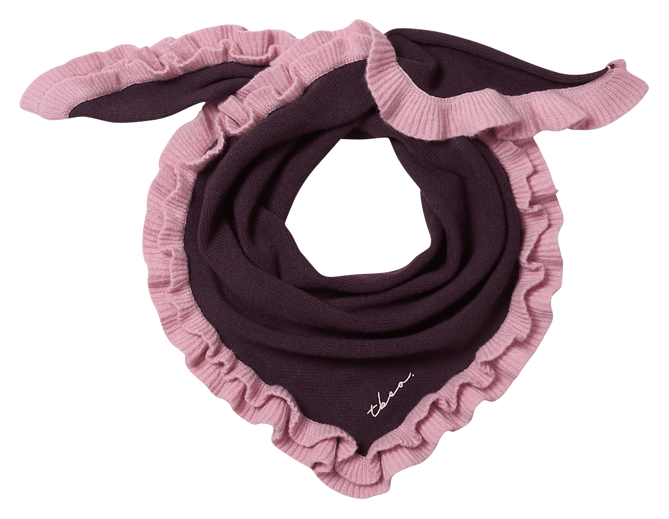 Wool scarf TBCO Purple