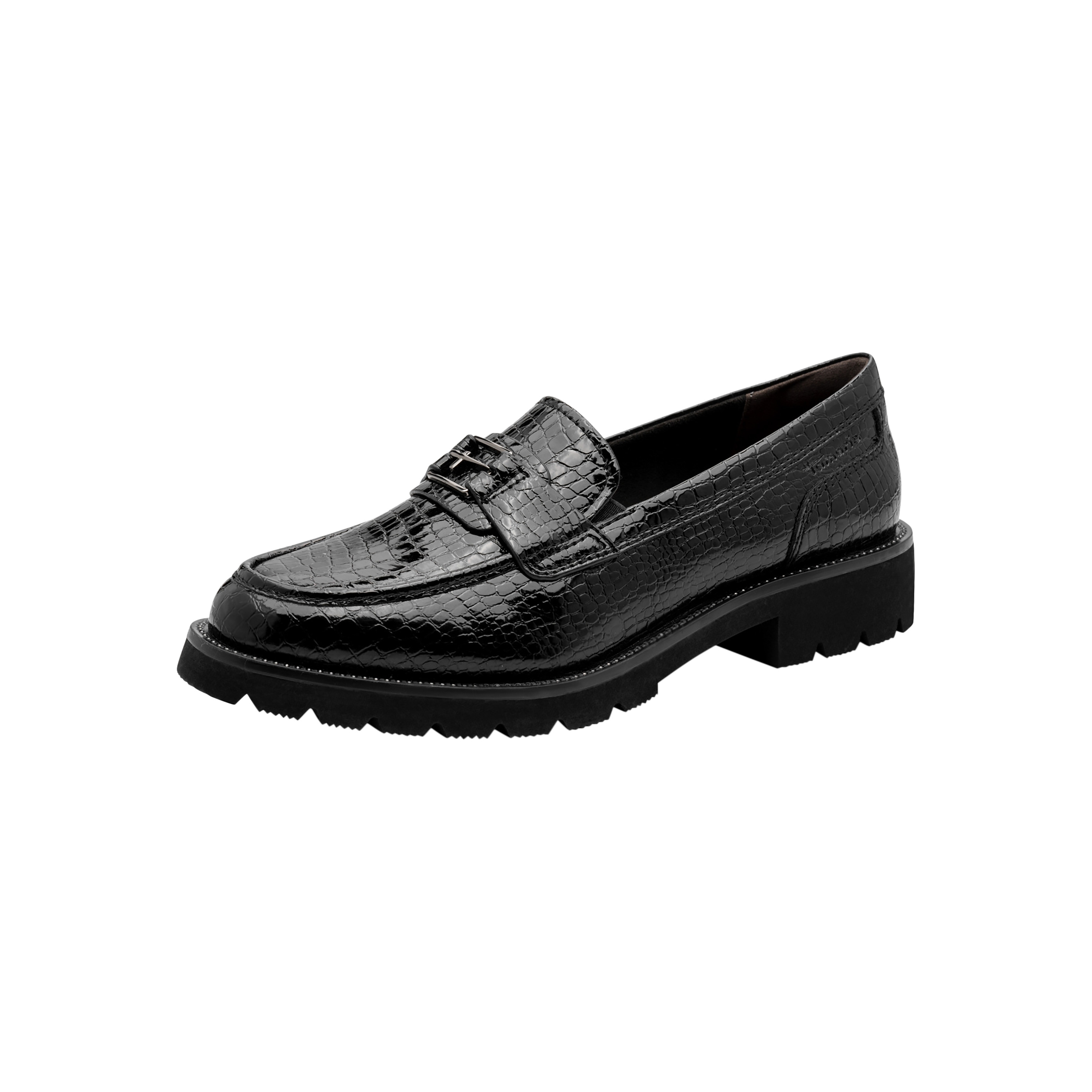 Slip-on moccasin TAMARIS Black