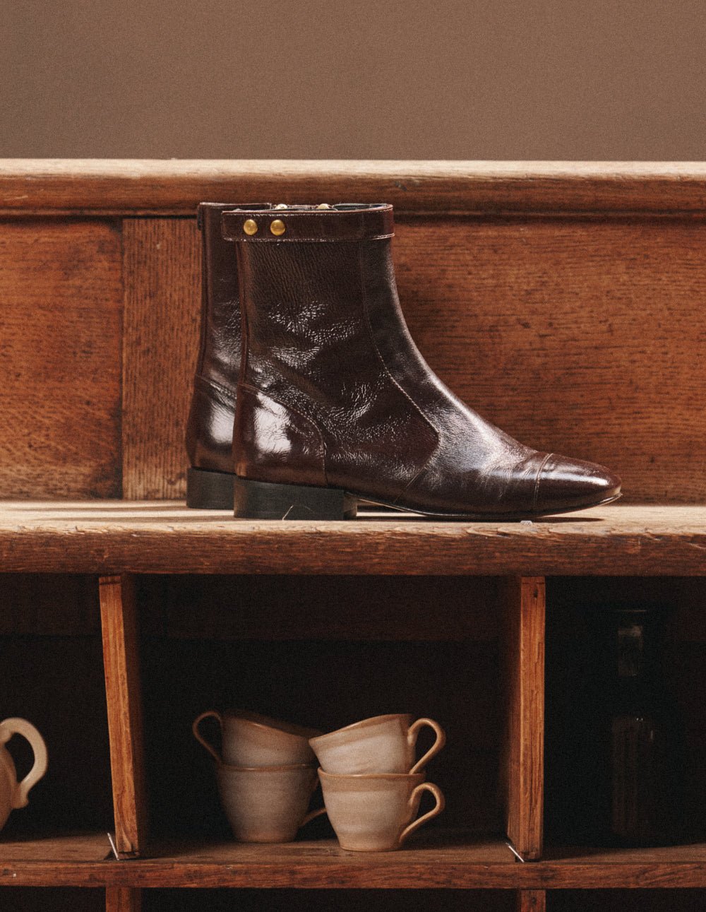 Bottines ODAJE Marron