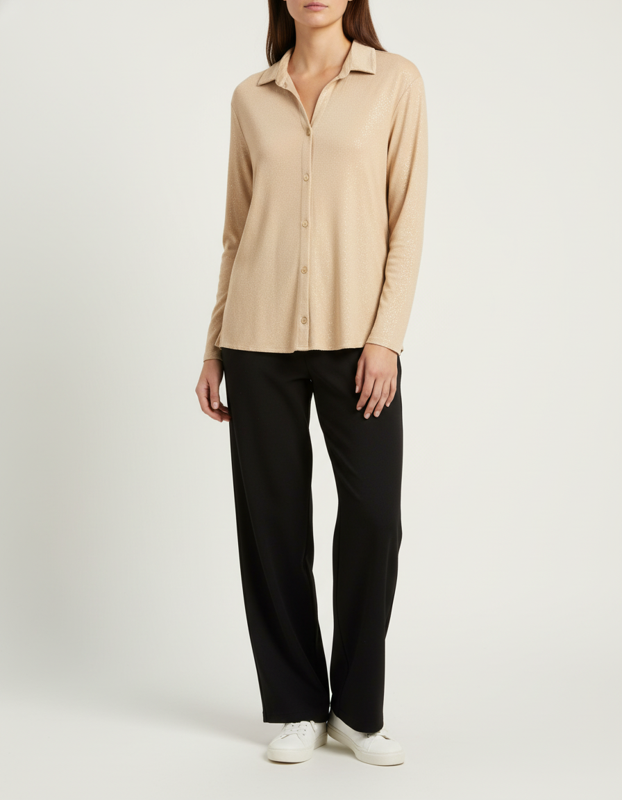Shirt MAJESTIC FILATURES - SECONDE MAIN Beige