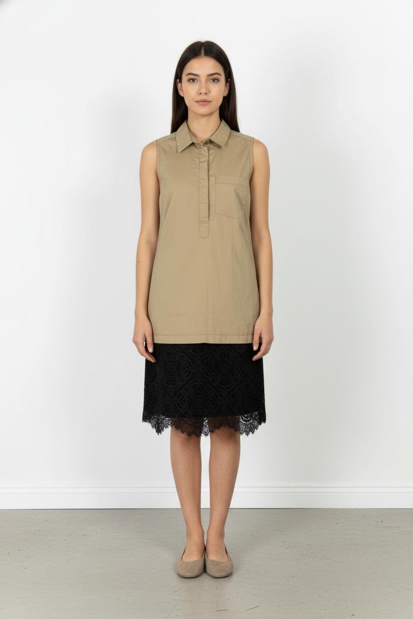 Short & midi dress COMPTOIR DES COTONNIERS - Seconde main Beige
