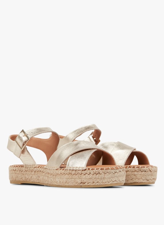 Mellow Yellow Espadrille A Semelle Compensee ESPADRILLE DESIRE