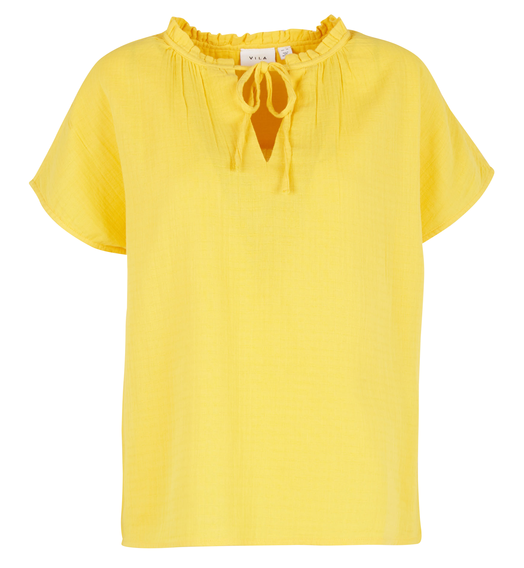 Top col rond en coton VILA