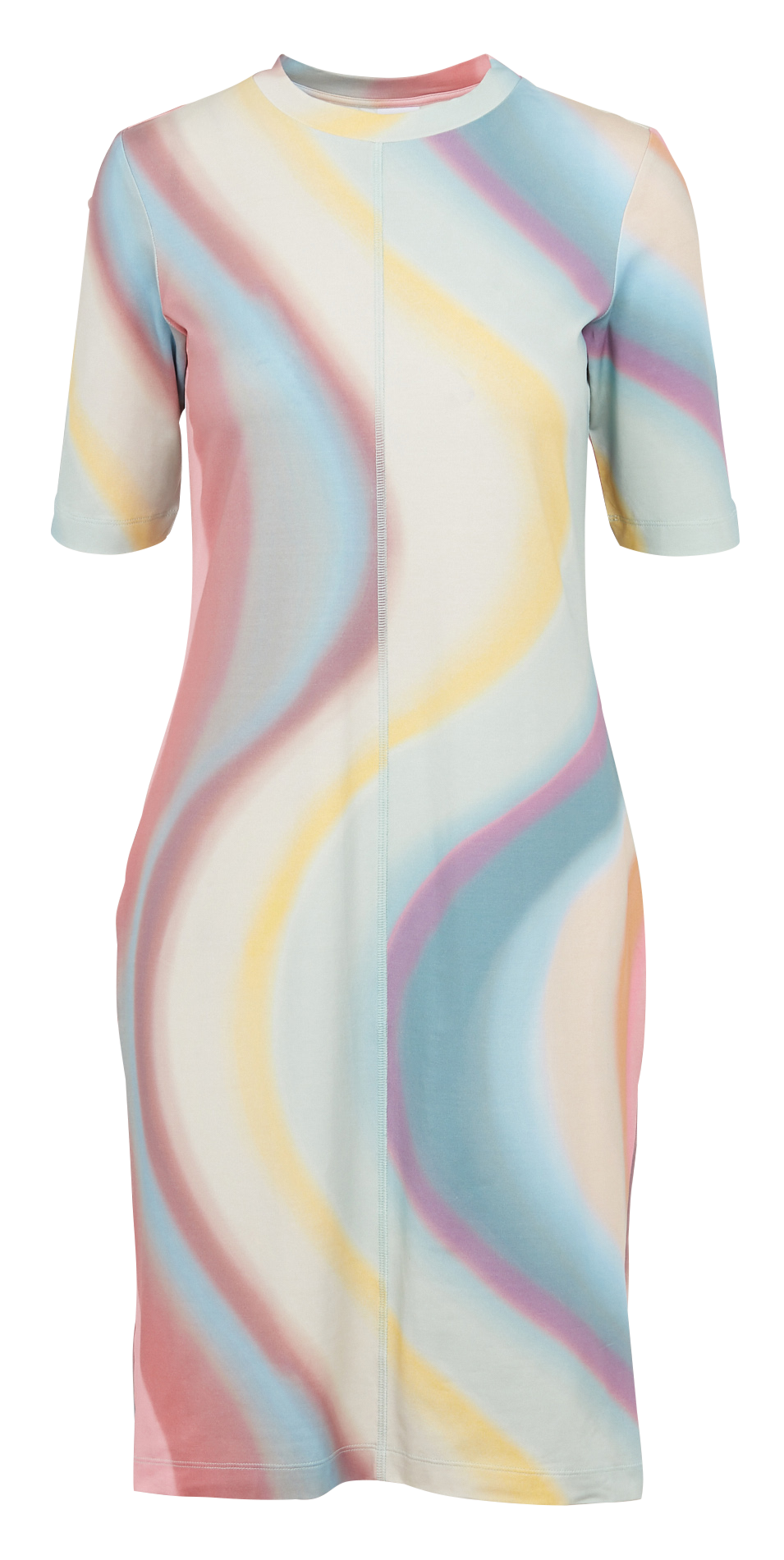 Round-neck straight T-shirt dress PAUL SMITH Multicolored