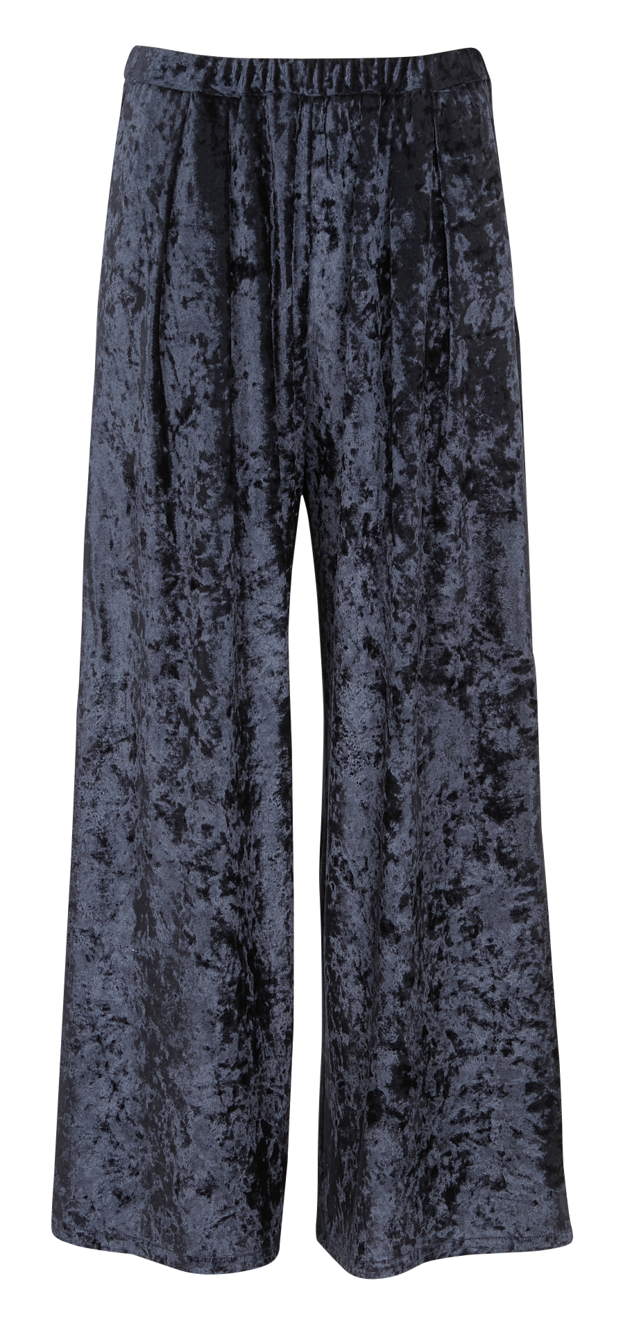 Pantalon large en velours THE NEW SOCIETY Bleu