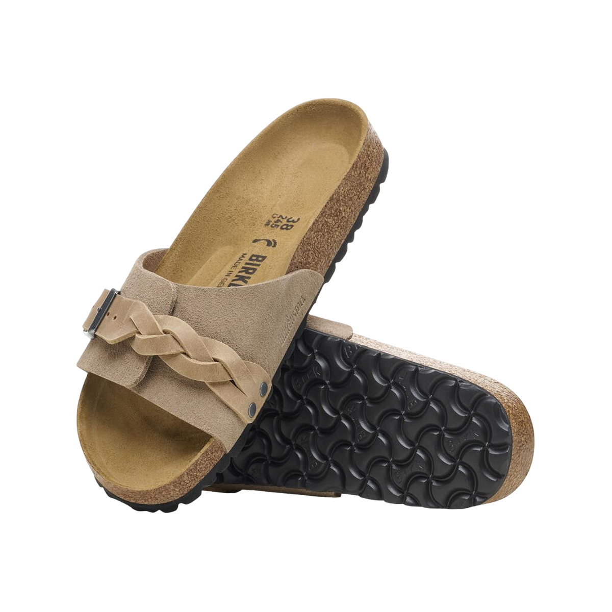 Faux leather sandals BIRKENSTOCK Beige