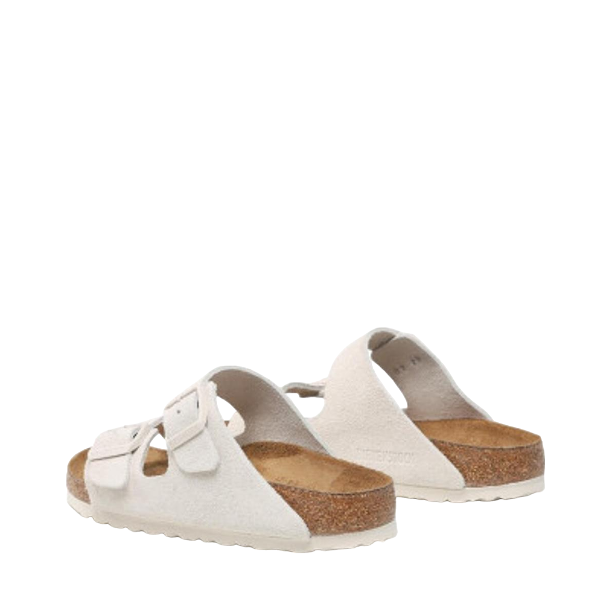Faux leather sandals BIRKENSTOCK White
