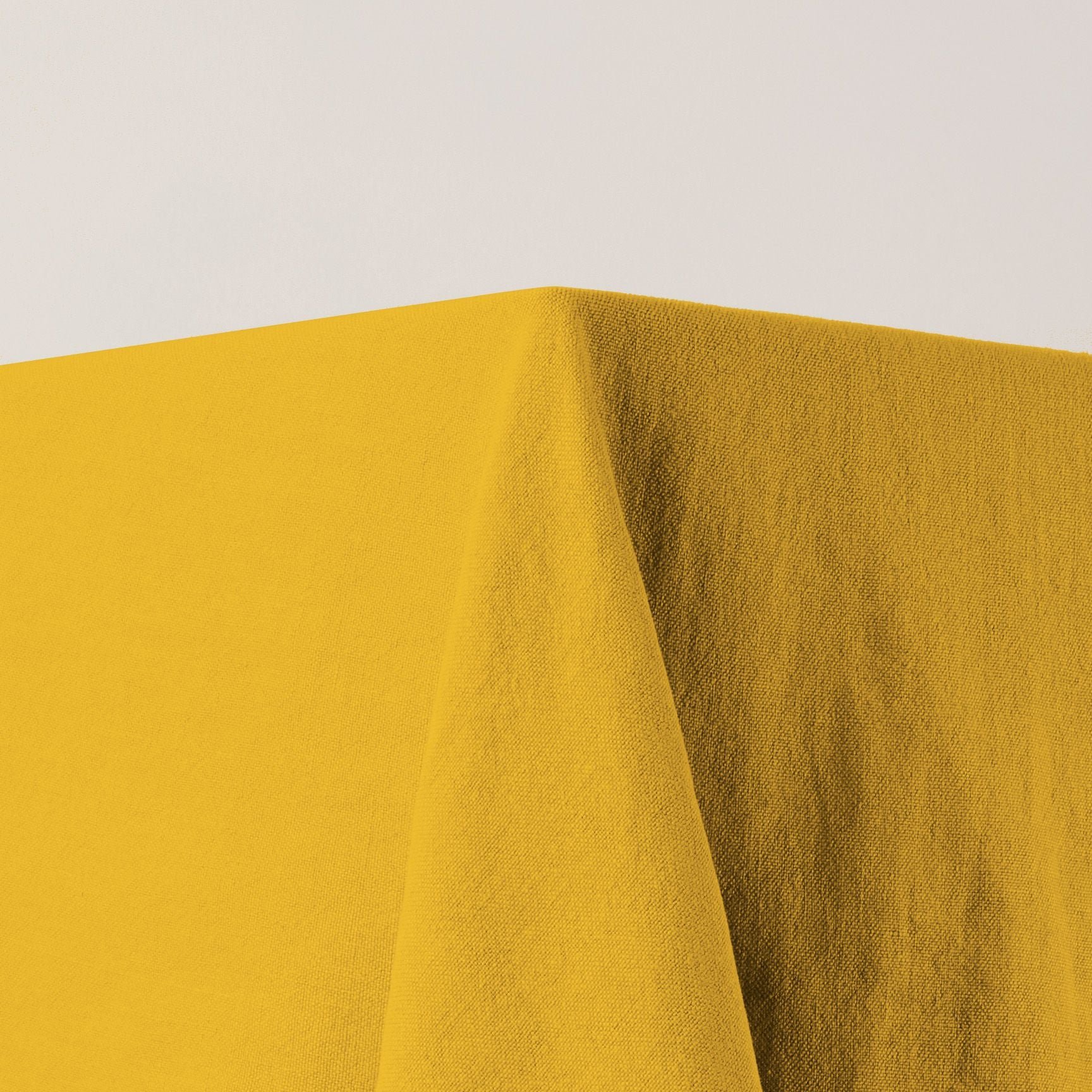 NINO - Rectangular linen tablecloth MADURA Yellow