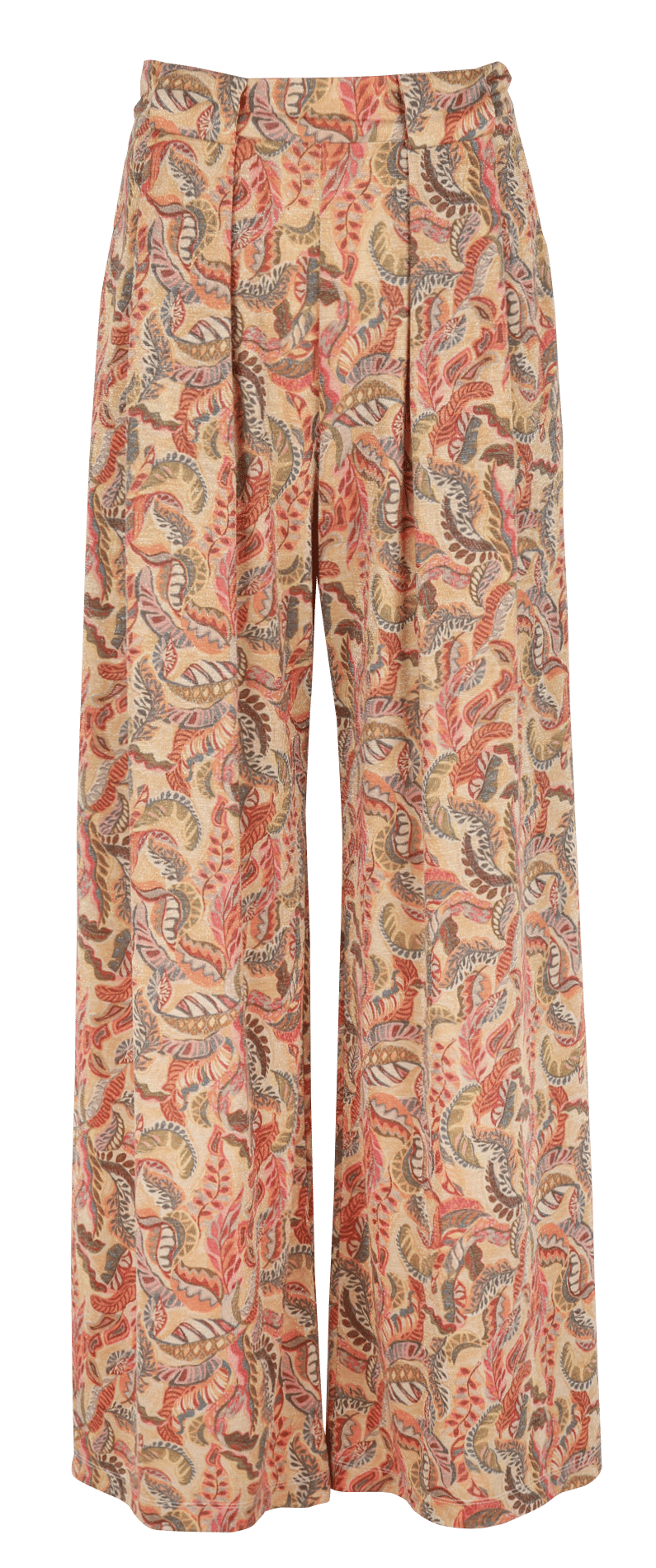 Wijde broek met print MOMONI Oranje