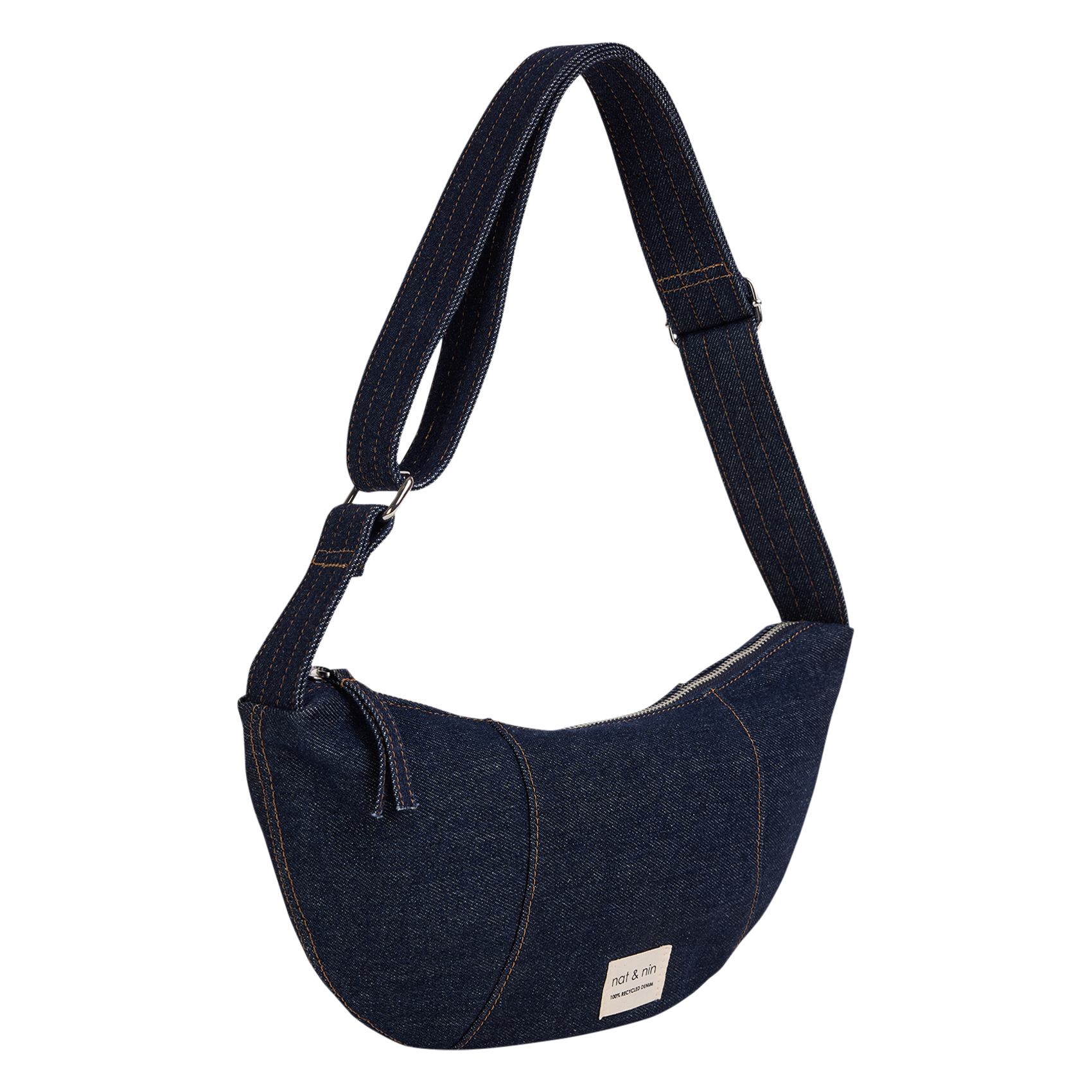 Sac banane en denim NAT & NIN Bleu