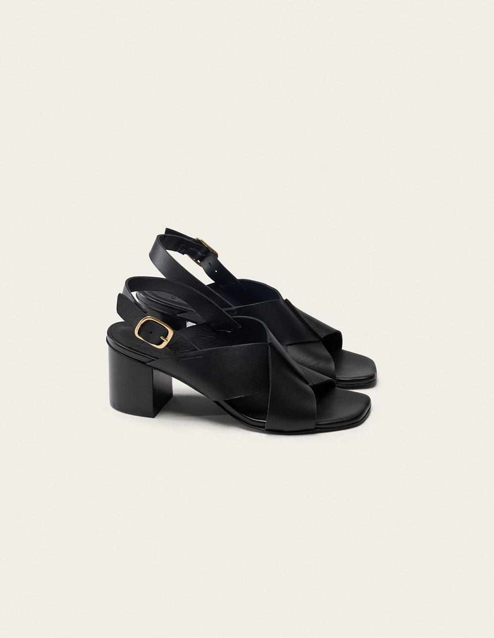 Heeled sandals ODAJE EX. M.MOUSTACHE Black