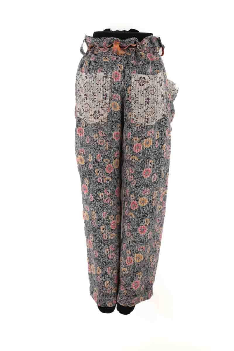 Silk trousers ISABEL MARANT - Seconde Main Black