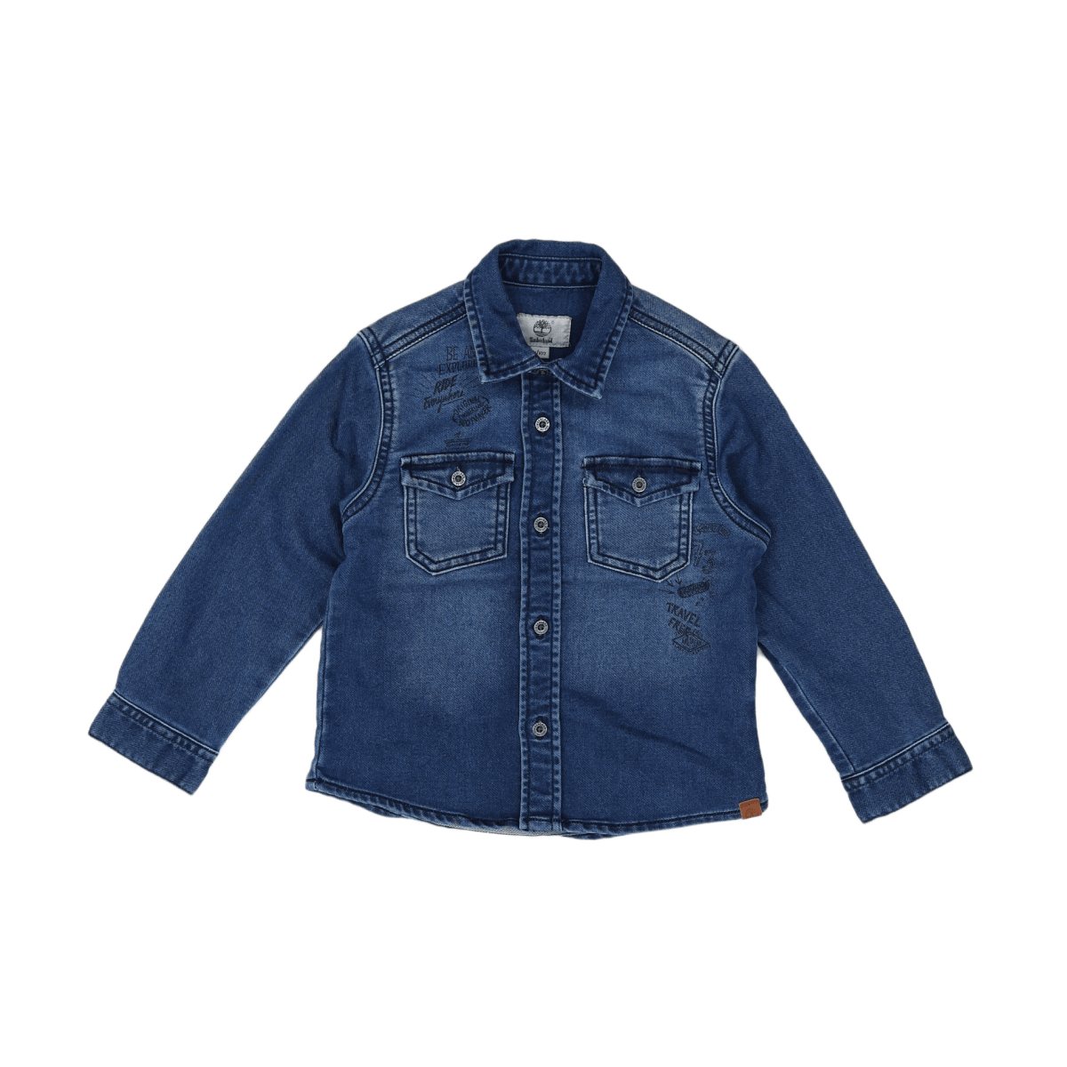 Blue denim jacket for children - 4 years TIMBERLAND - Seconde Main Blue