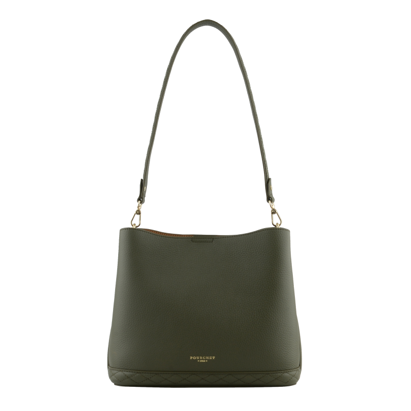 Satchel - cowhide leather POURCHET