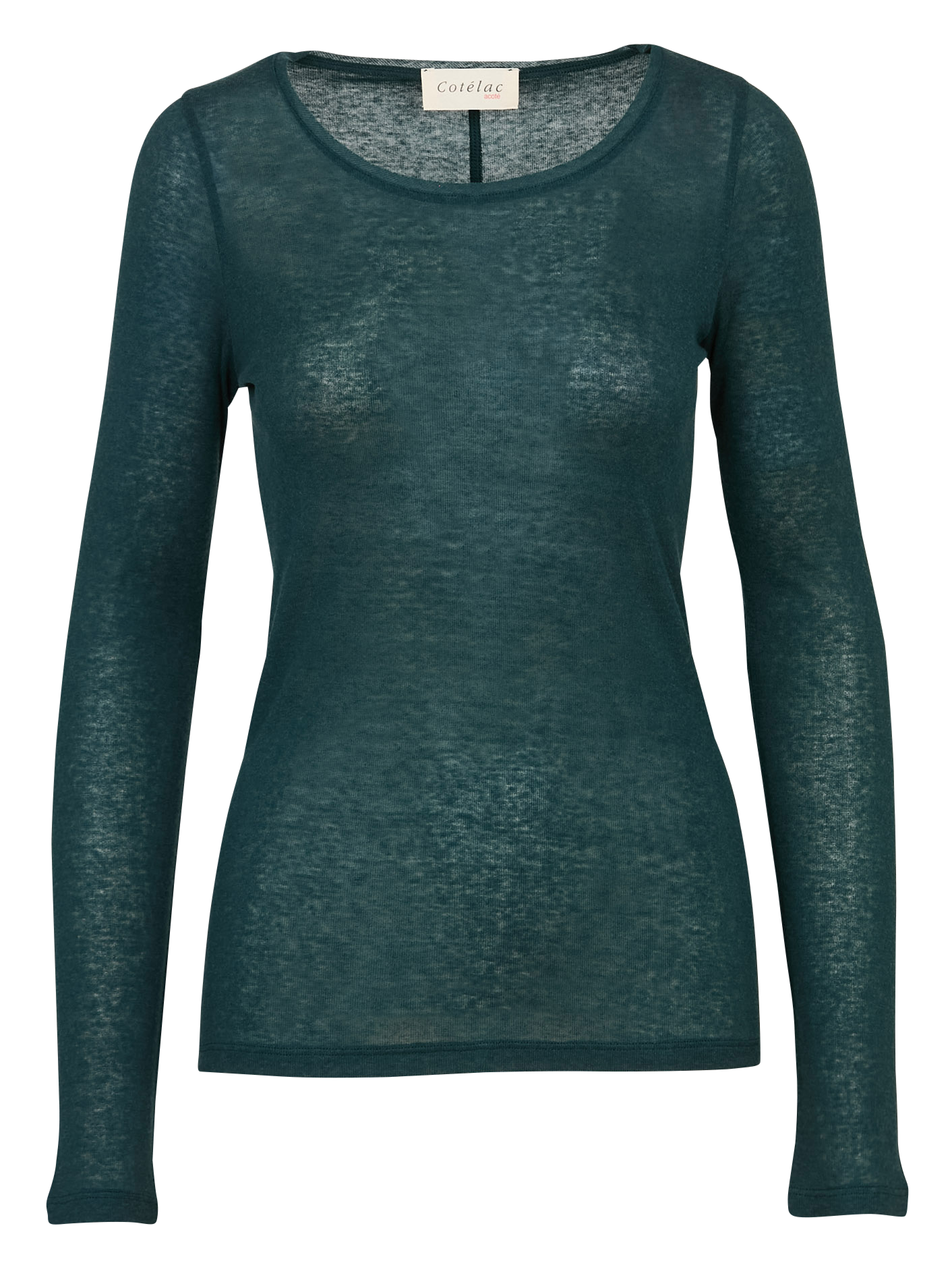 Plain long-sleeved T-shirt  Foret