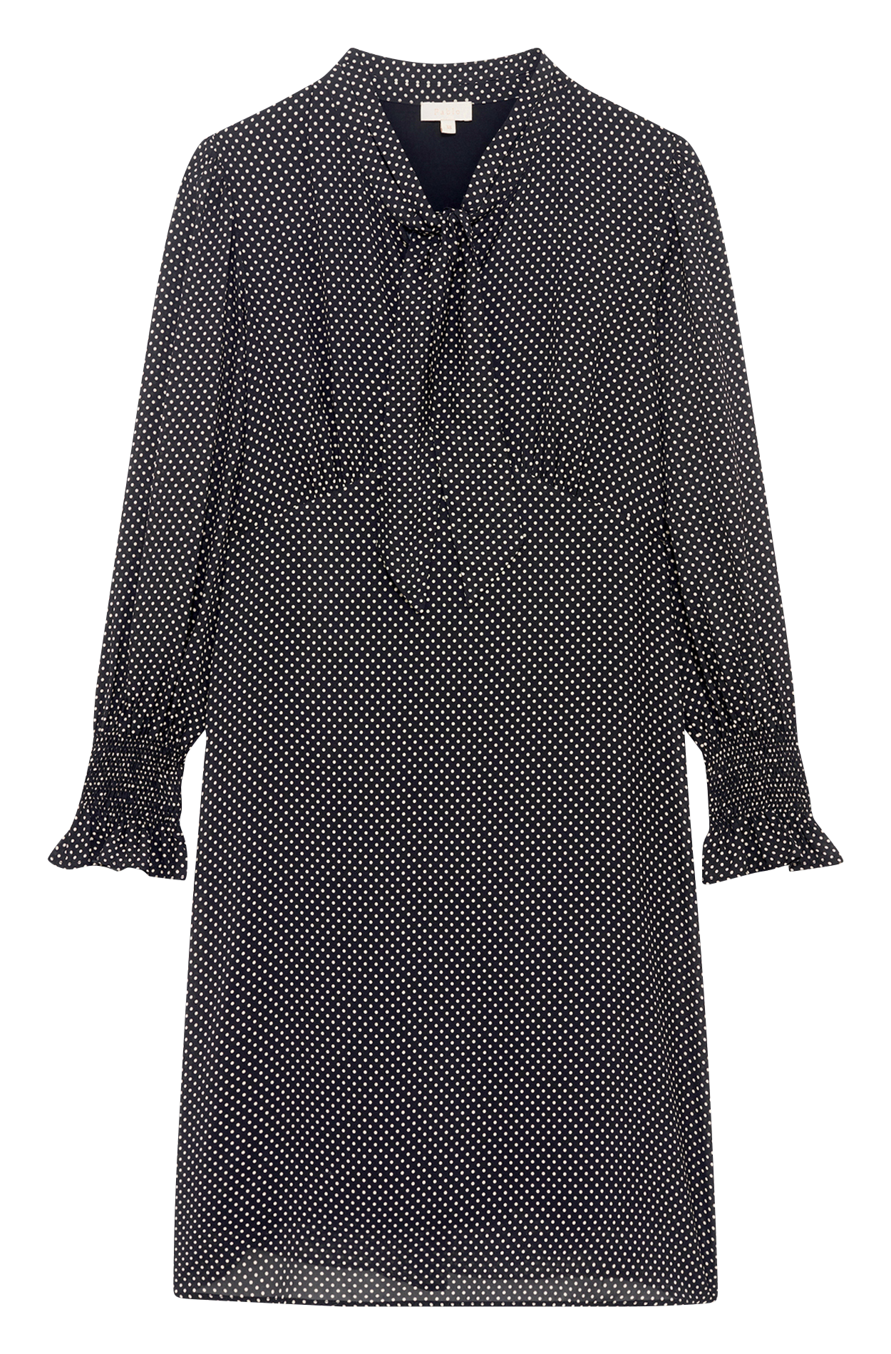 Robe courte imprimé PABLO Noir