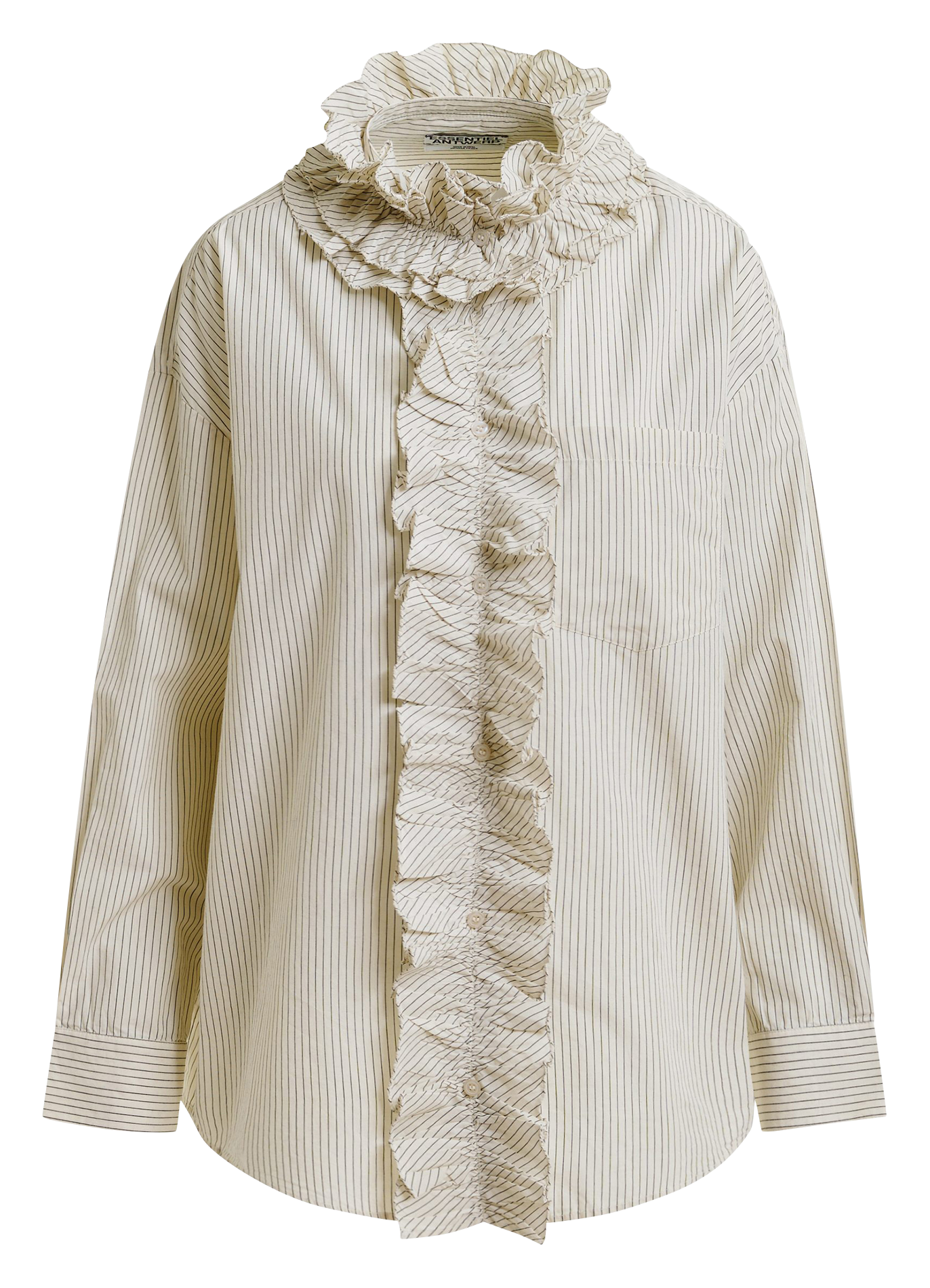 Chemise col victorien en coton ESSENTIEL ANTWERP Blanc