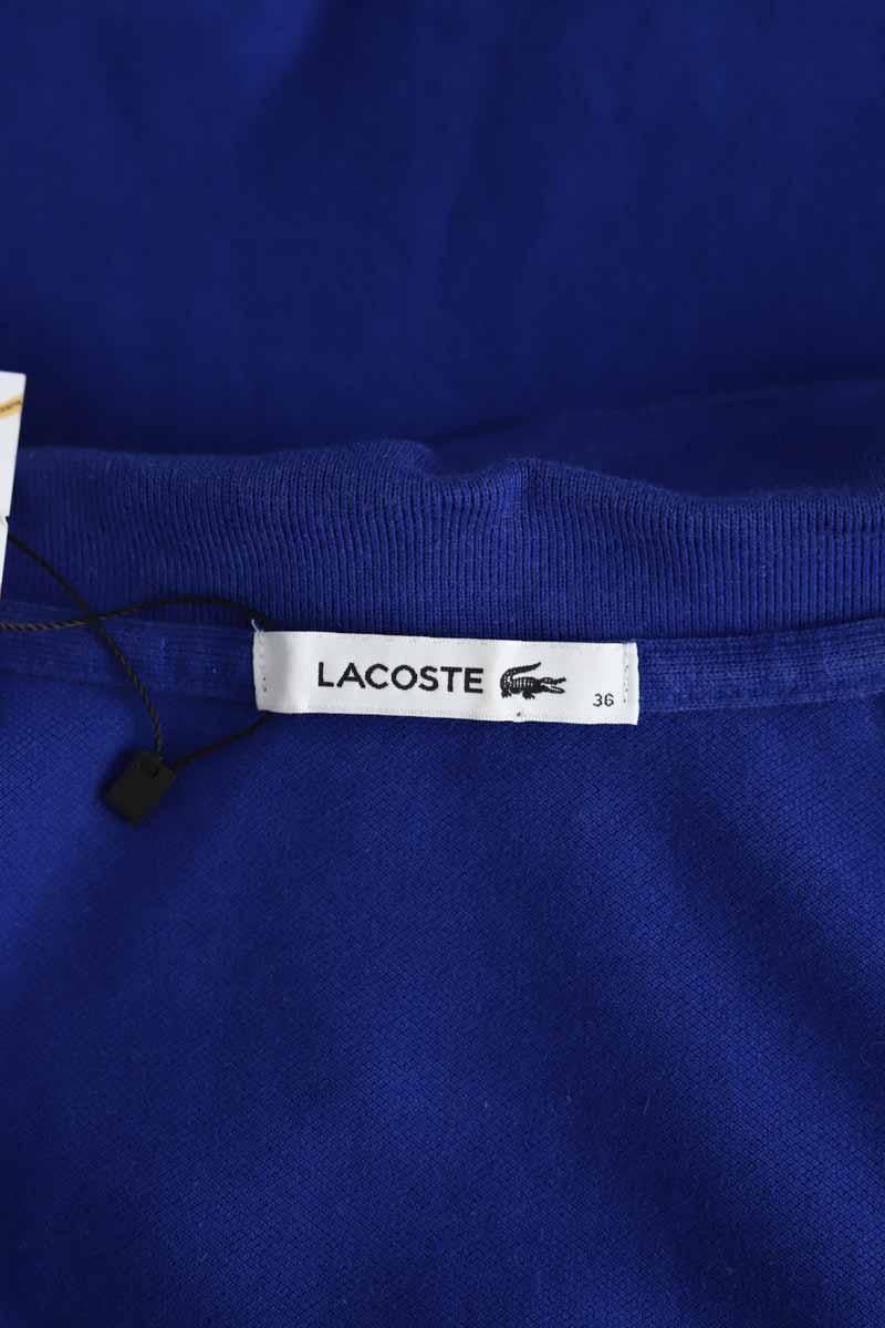 Cotton polo shirt LACOSTE - SECONDE MAIN Blue