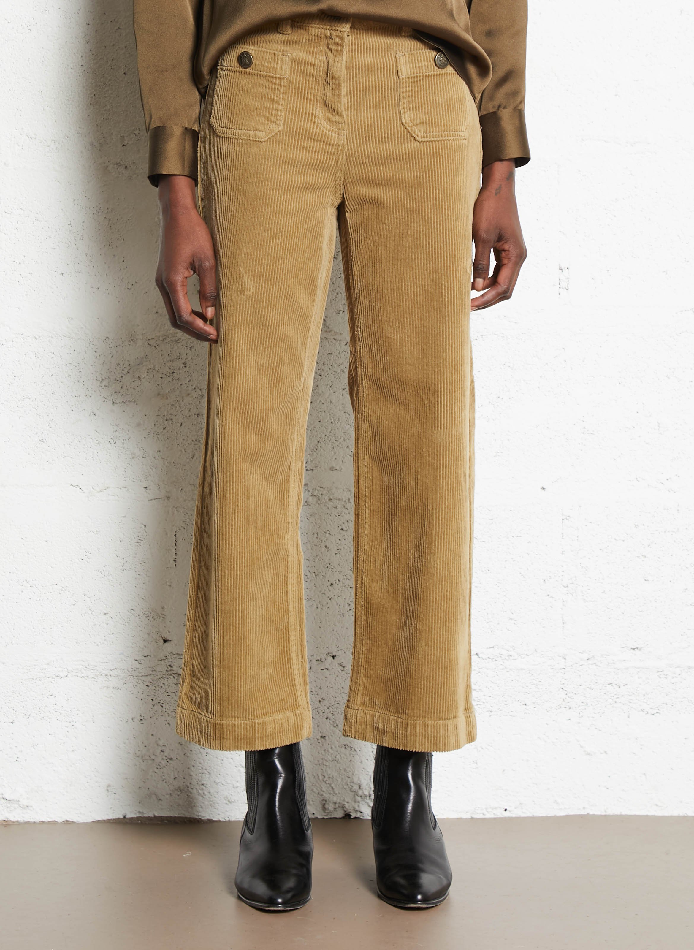 Corduroy carrot pants MAISON 123