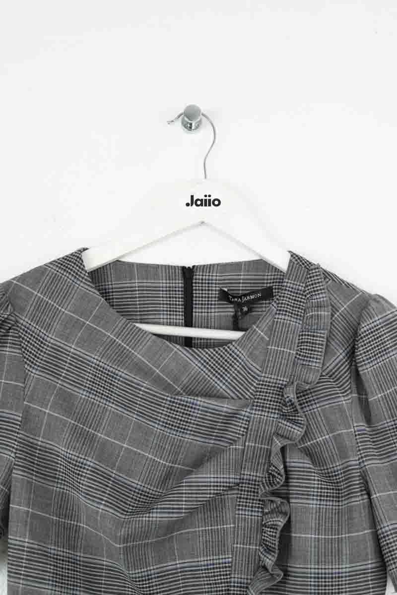 V-neck dress TARA JARMON - Seconde Main Grey