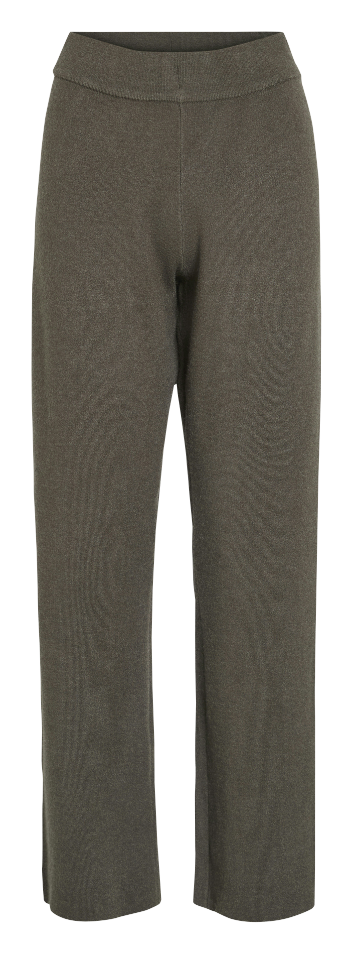 Pantalon droit en maille VILA Vert