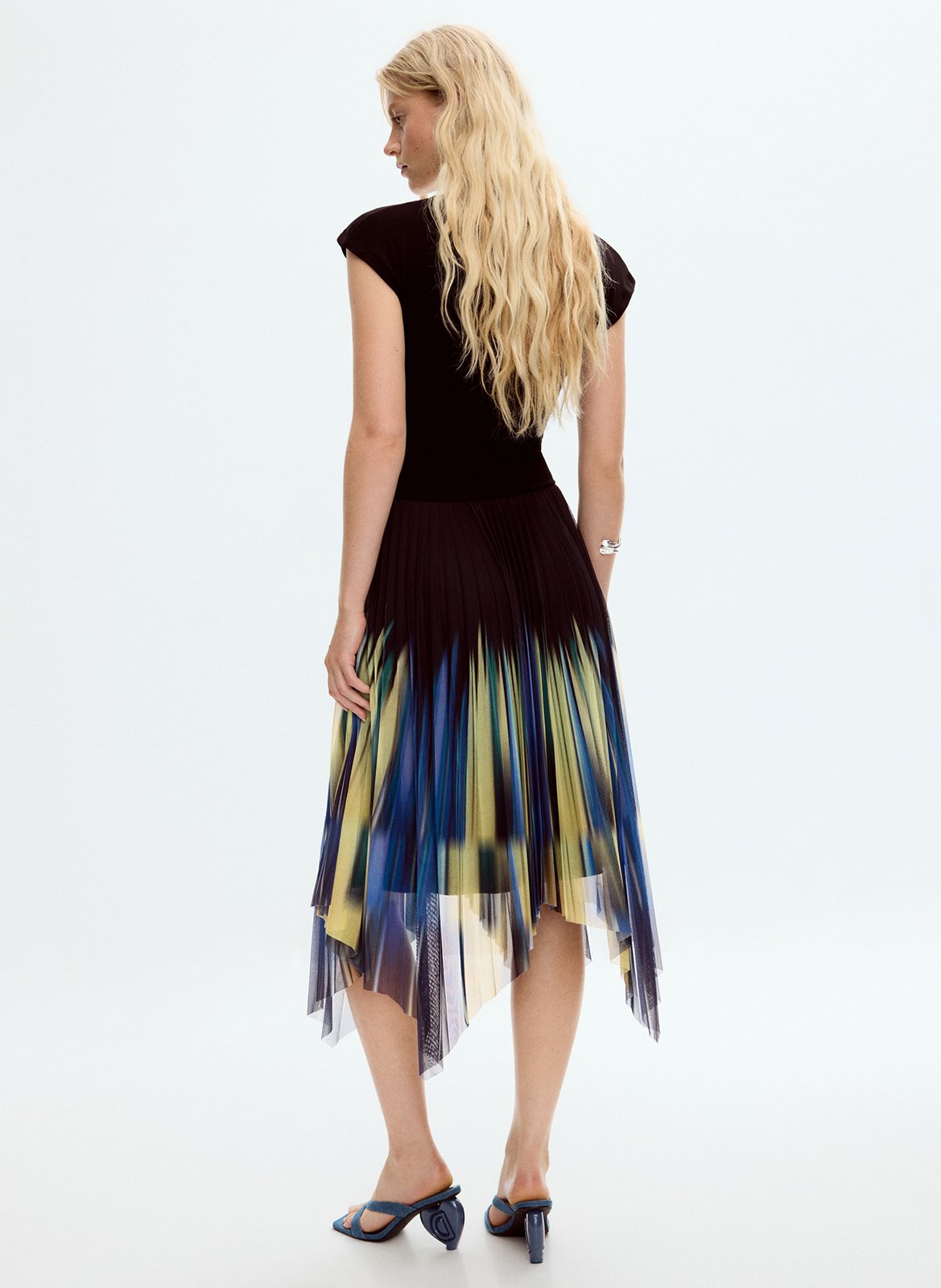 Abito combinato asimmetrico DESIGUAL Blu