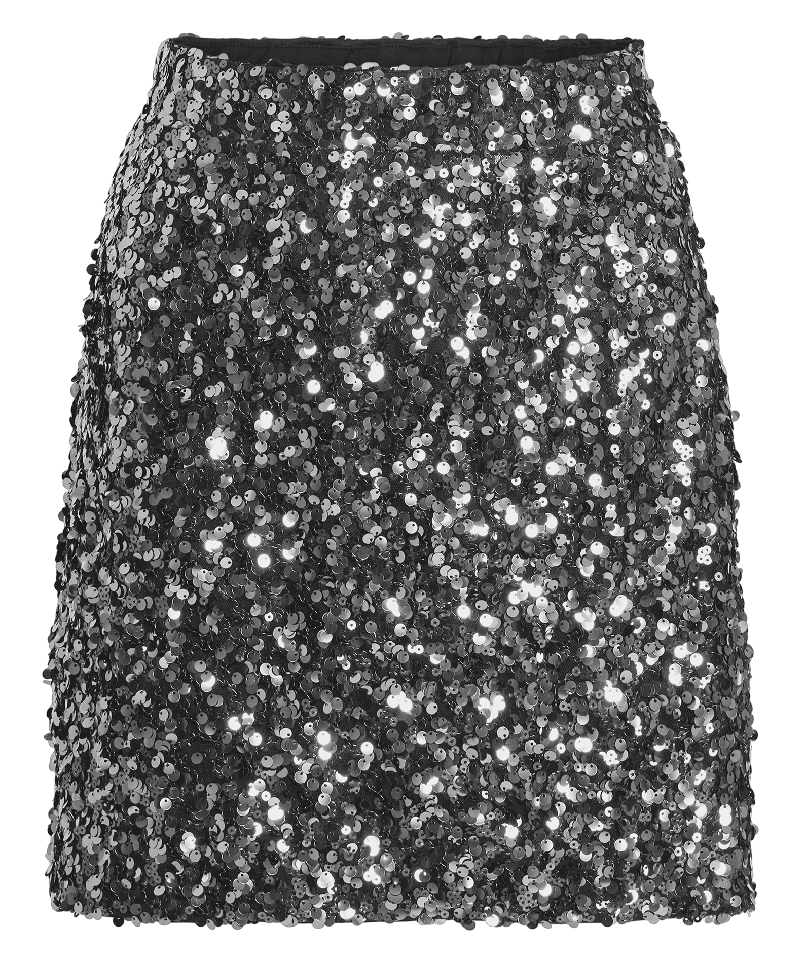 Jupe courte à sequins VILA Noir