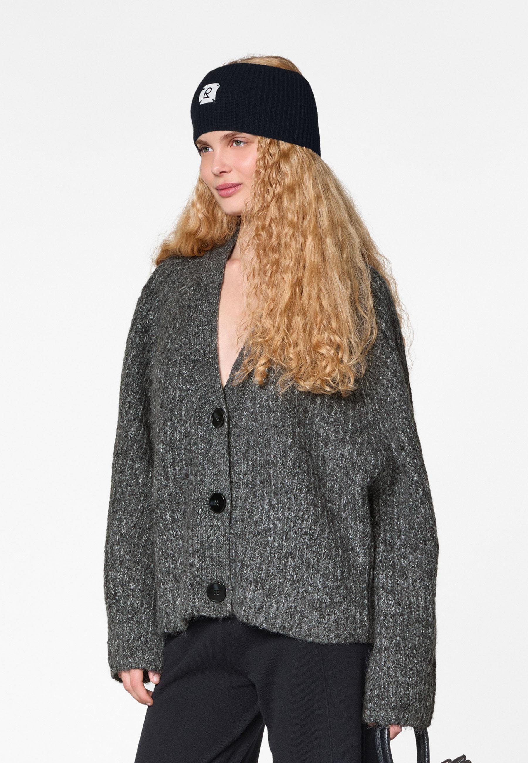 Gilet oversize grosse maille RODIER Gris