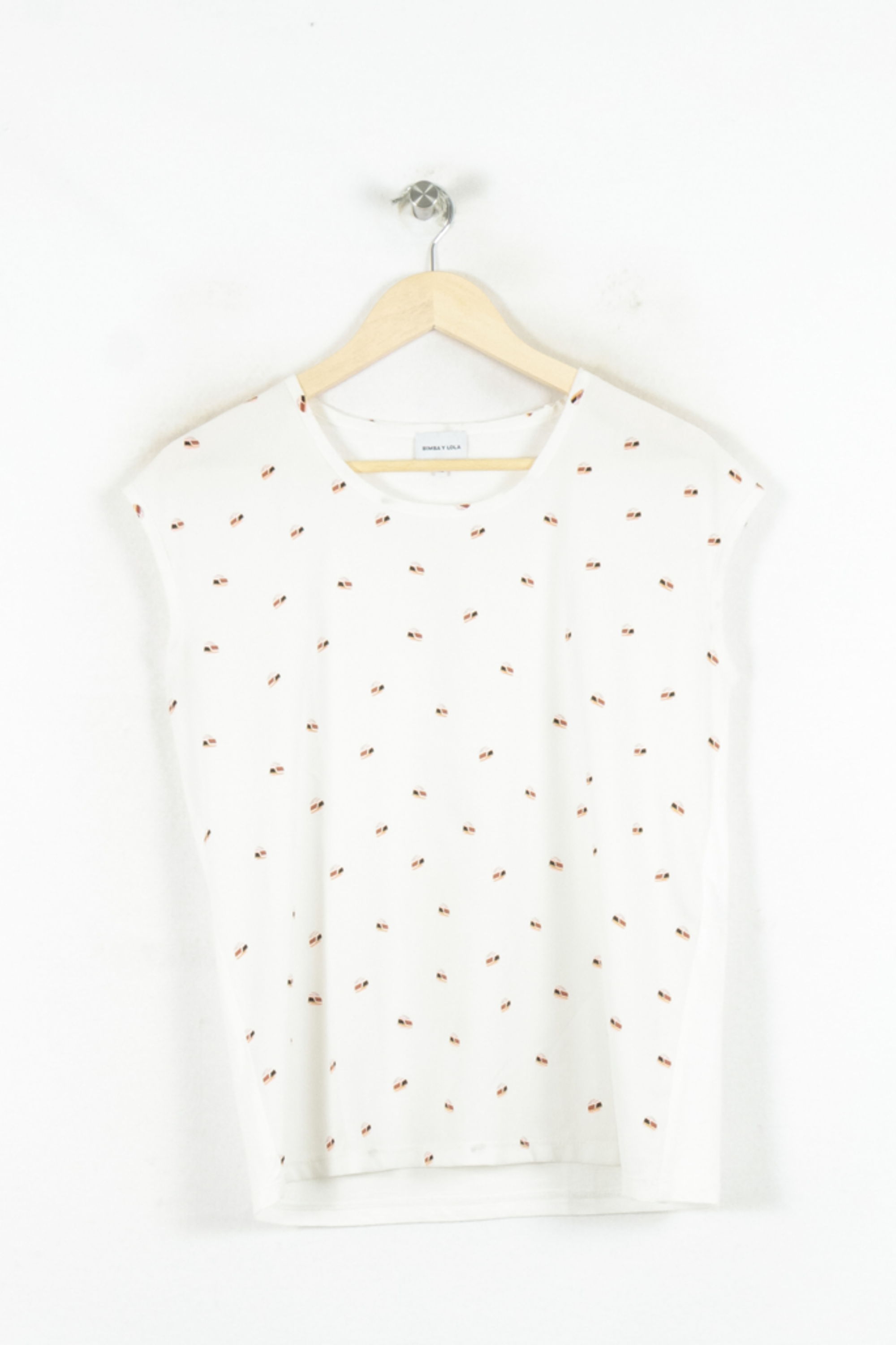 Tommy Badge T-shirt BIMBA Y LOLA - Seconde main White