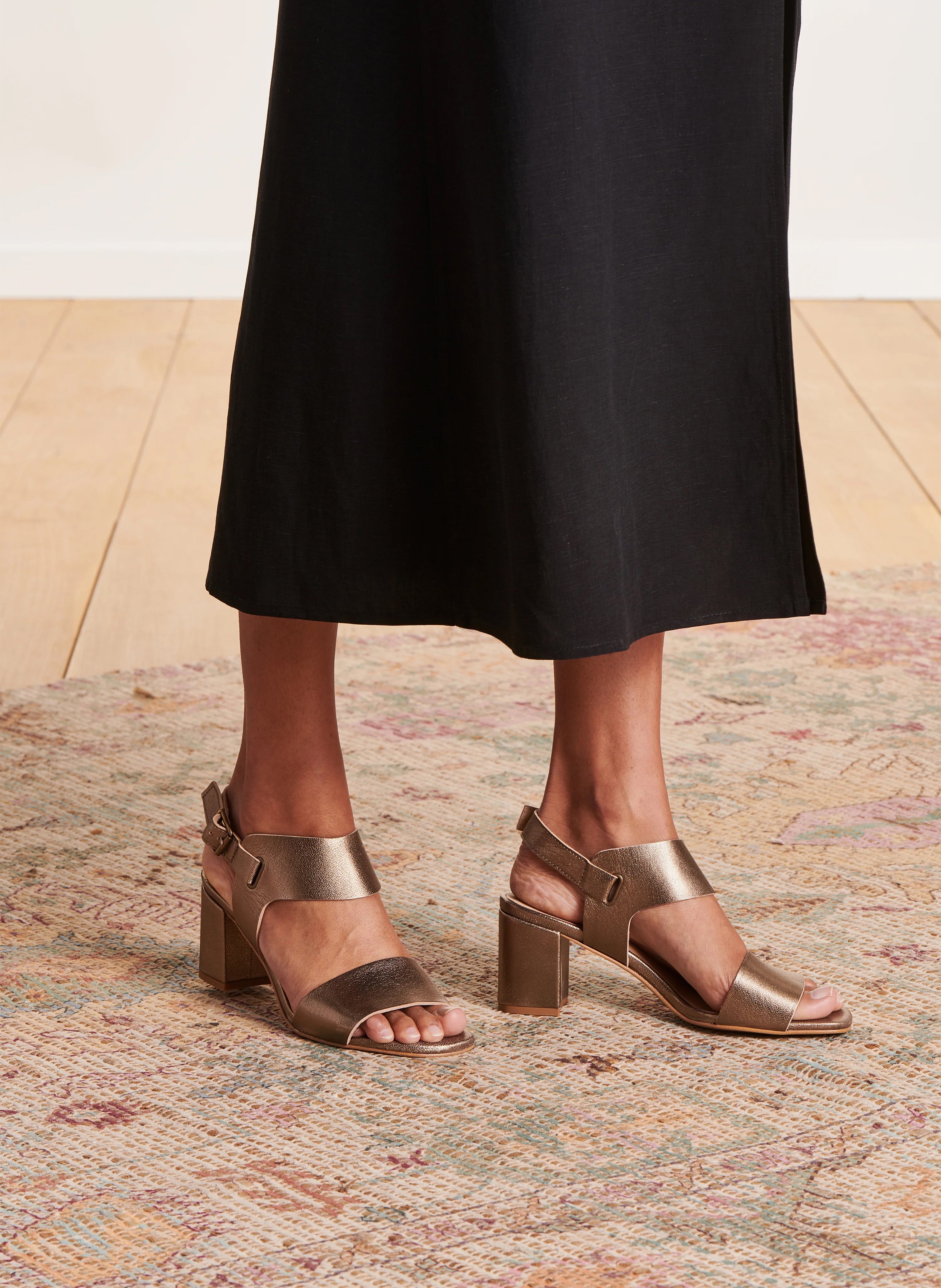 Heeled sandals LA FEE MARABOUTEE Golden