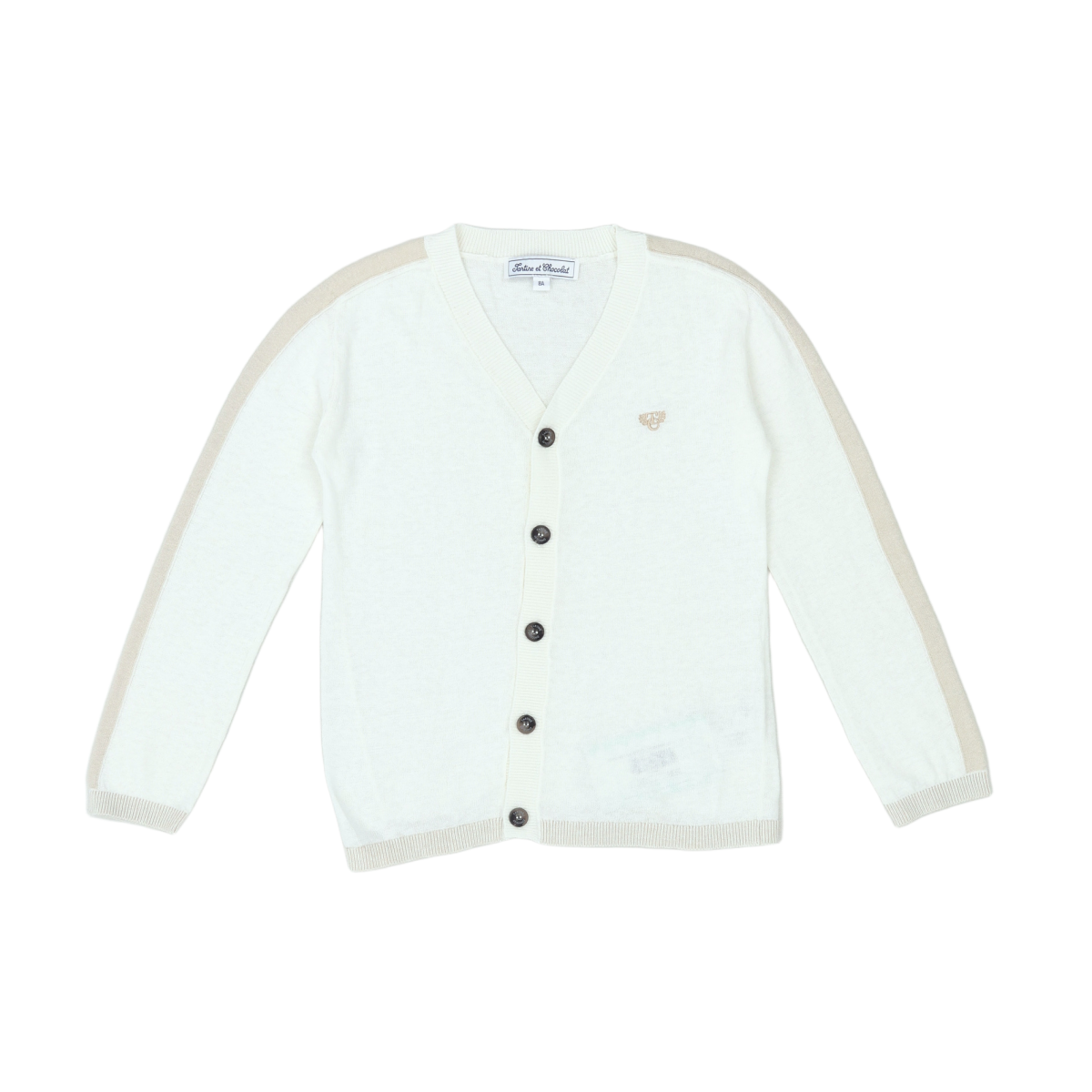 Beige Child Cardigan - 3 years BONPOINT - Seconde Main Beige
