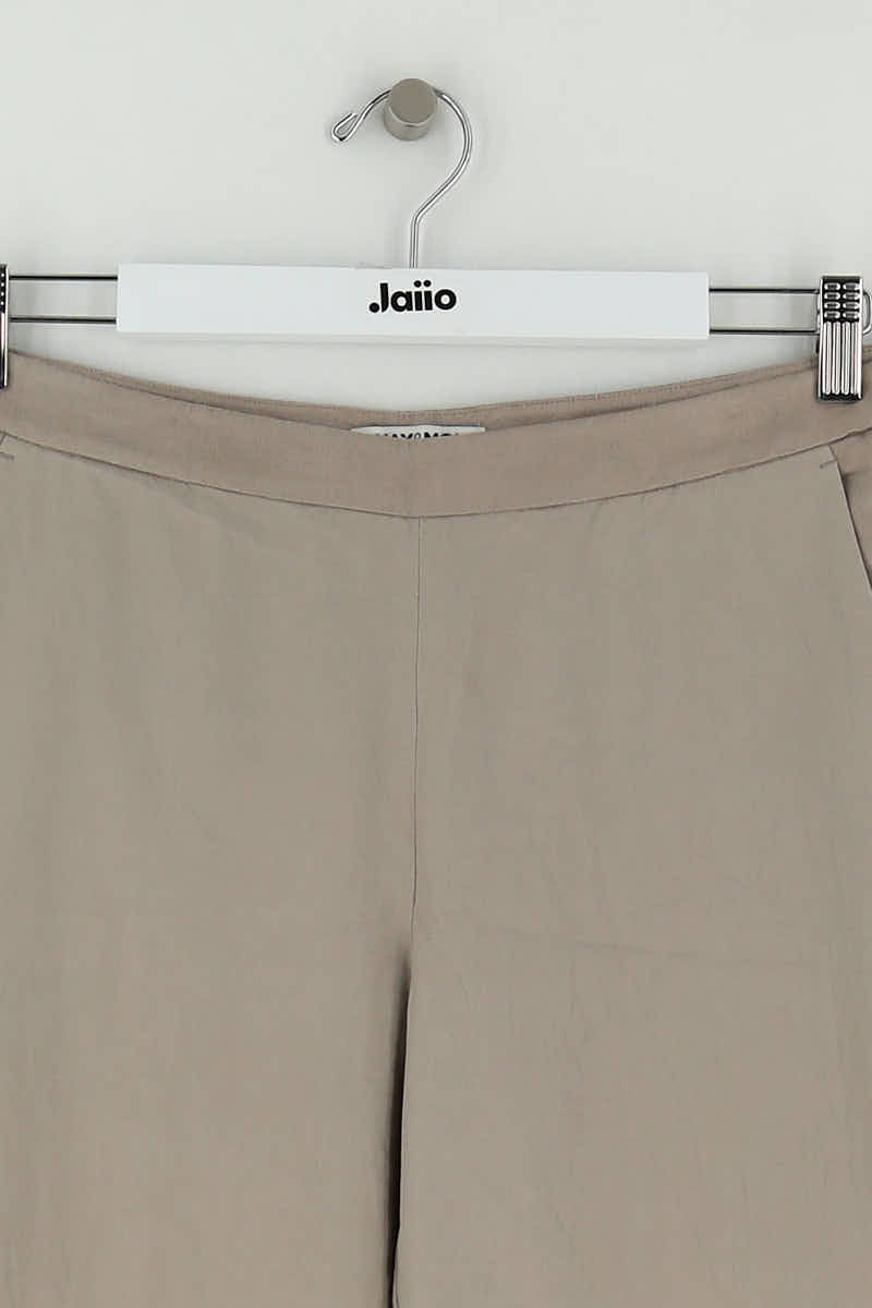 Carrot trousers MAX MARA - Seconde Main Beige
