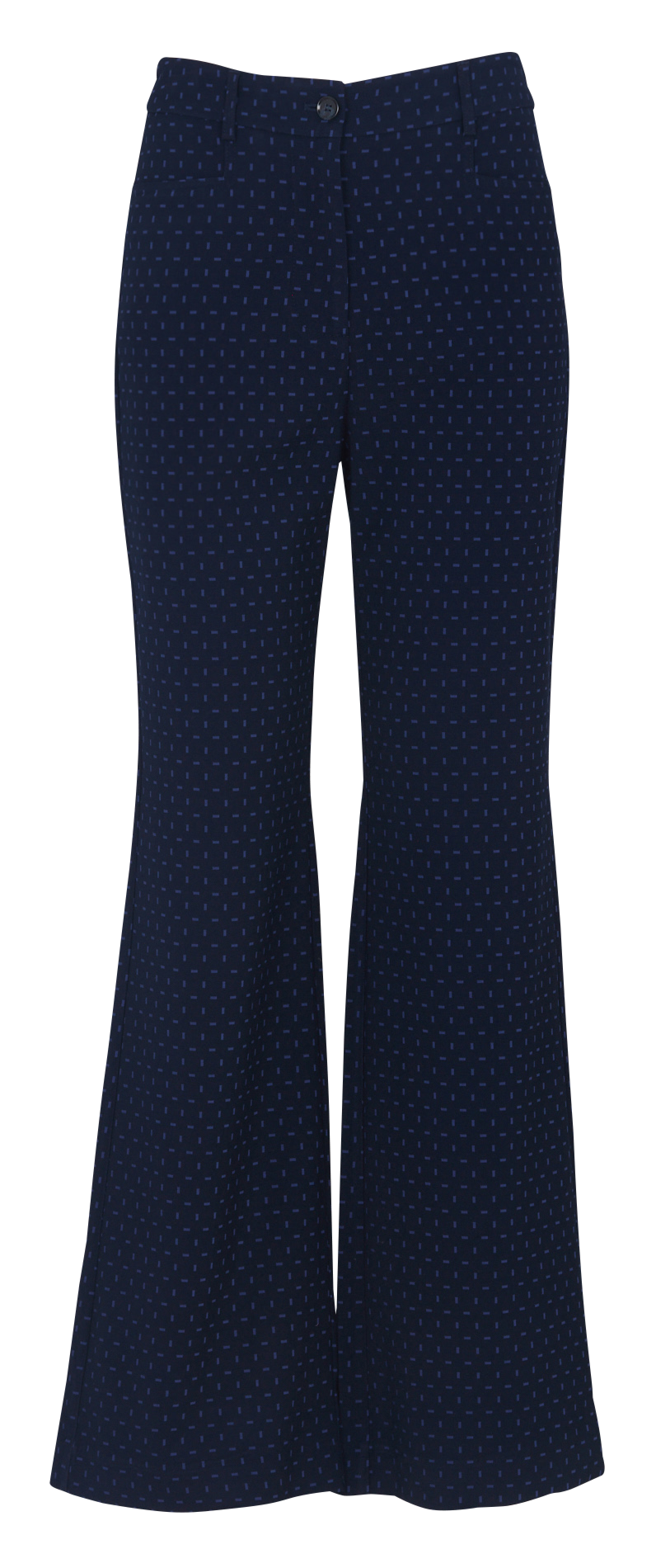 Pantalon flare en jacquard imprimé LA FEE MARABOUTEE Multicolore