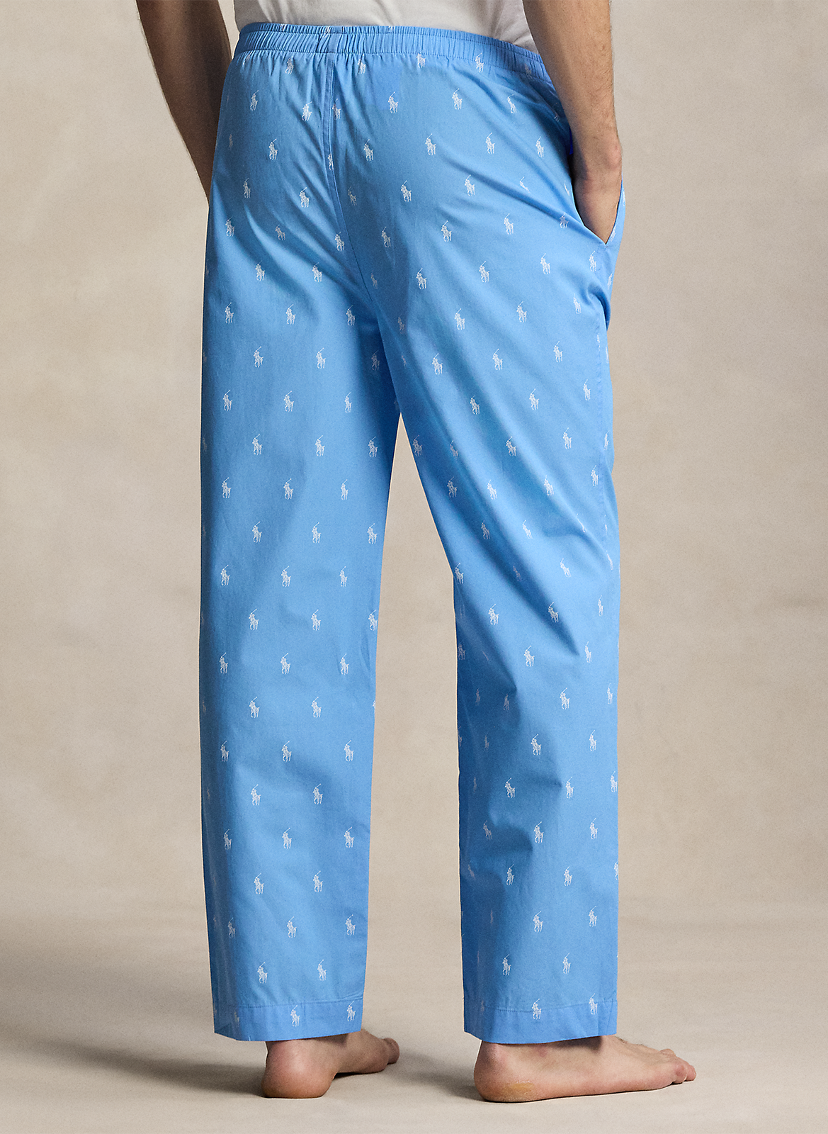 Pyjamabroek met monogrammen van katoen POLO RALPH LAUREN Veelkleurig