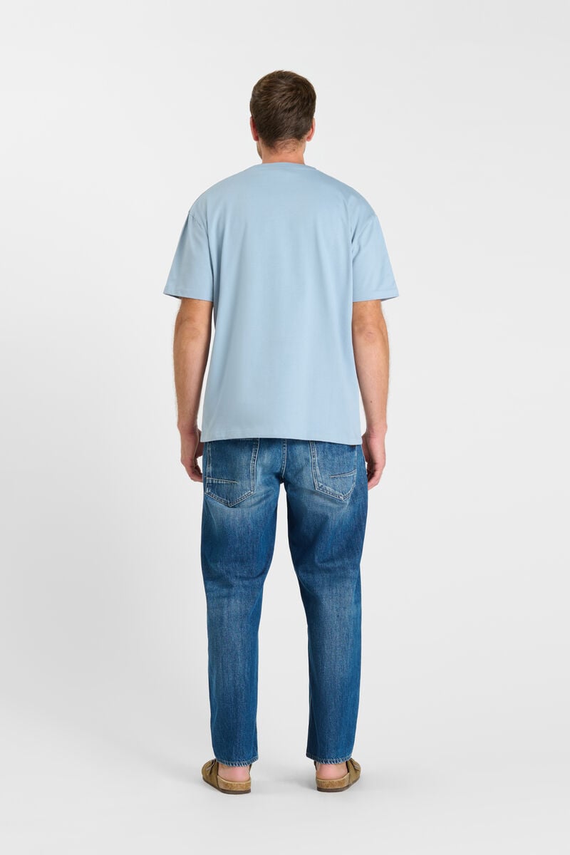 Tommy Badge T-shirt LE TEMPS DES CERISES Blue