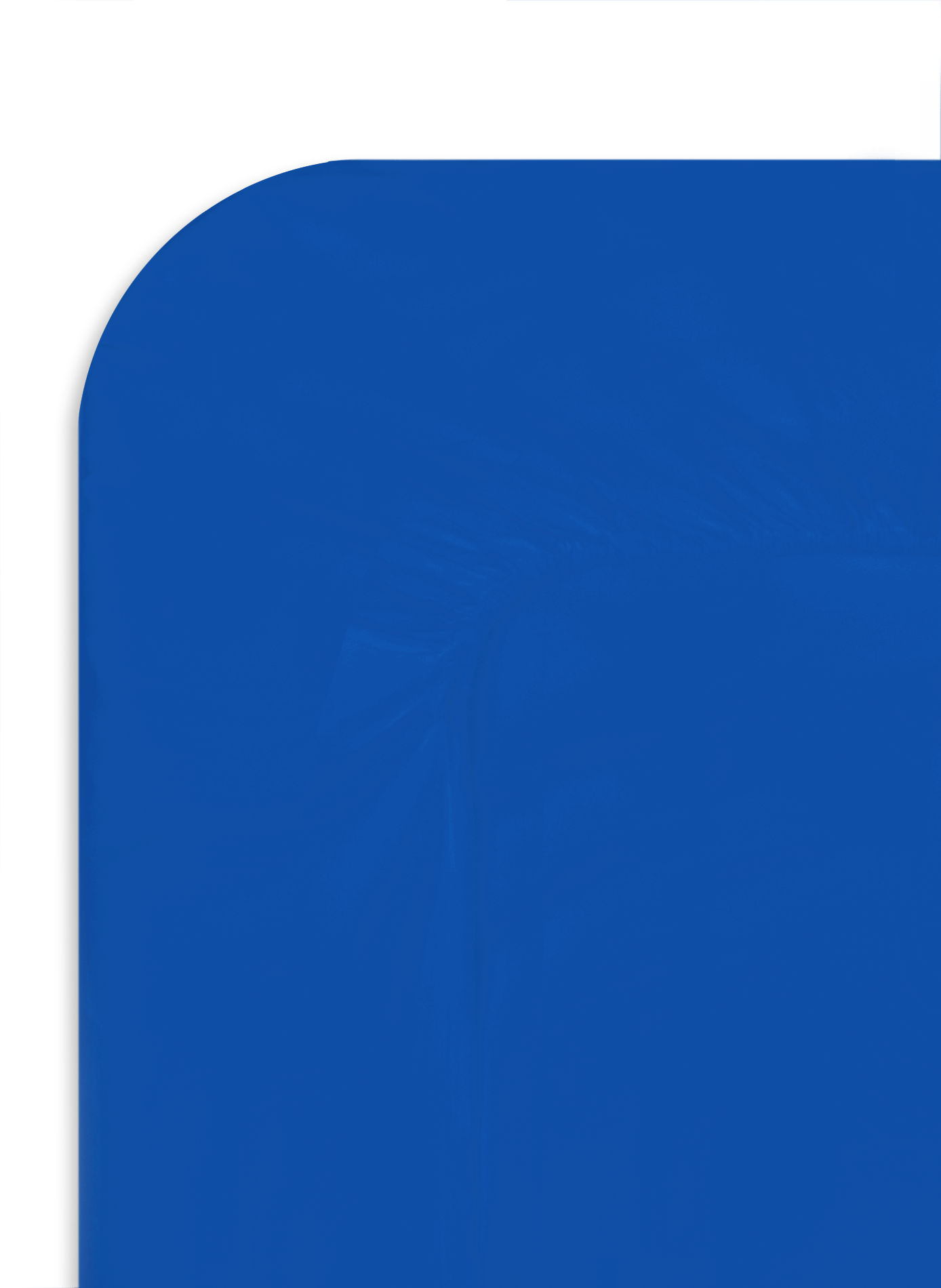 Drap housse en coton Bleu