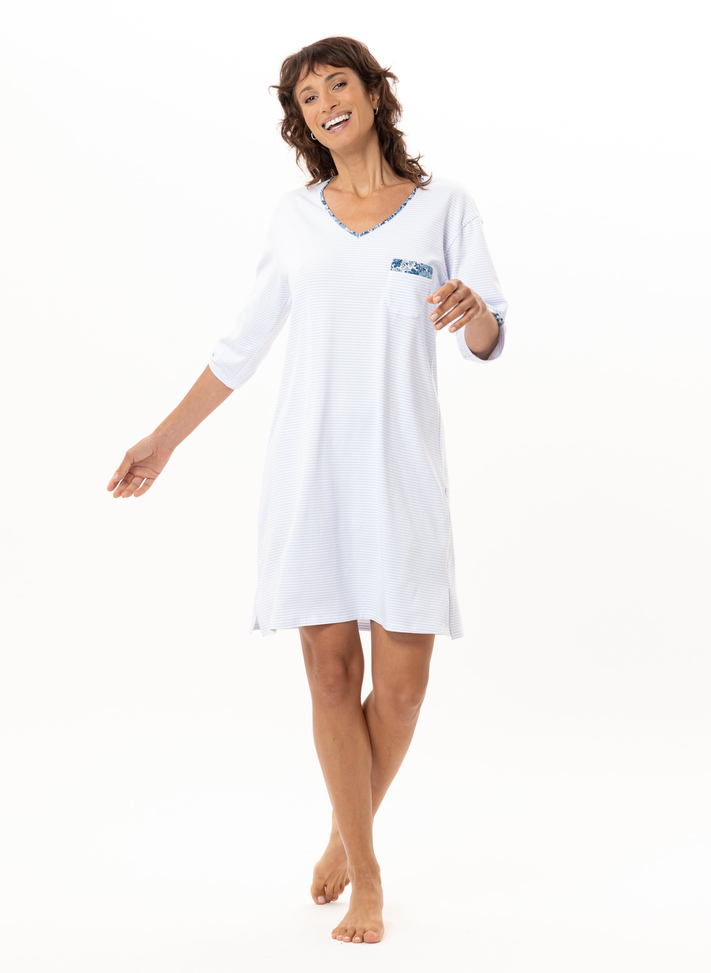 Cotton night shirt LE CHAT Multicolored