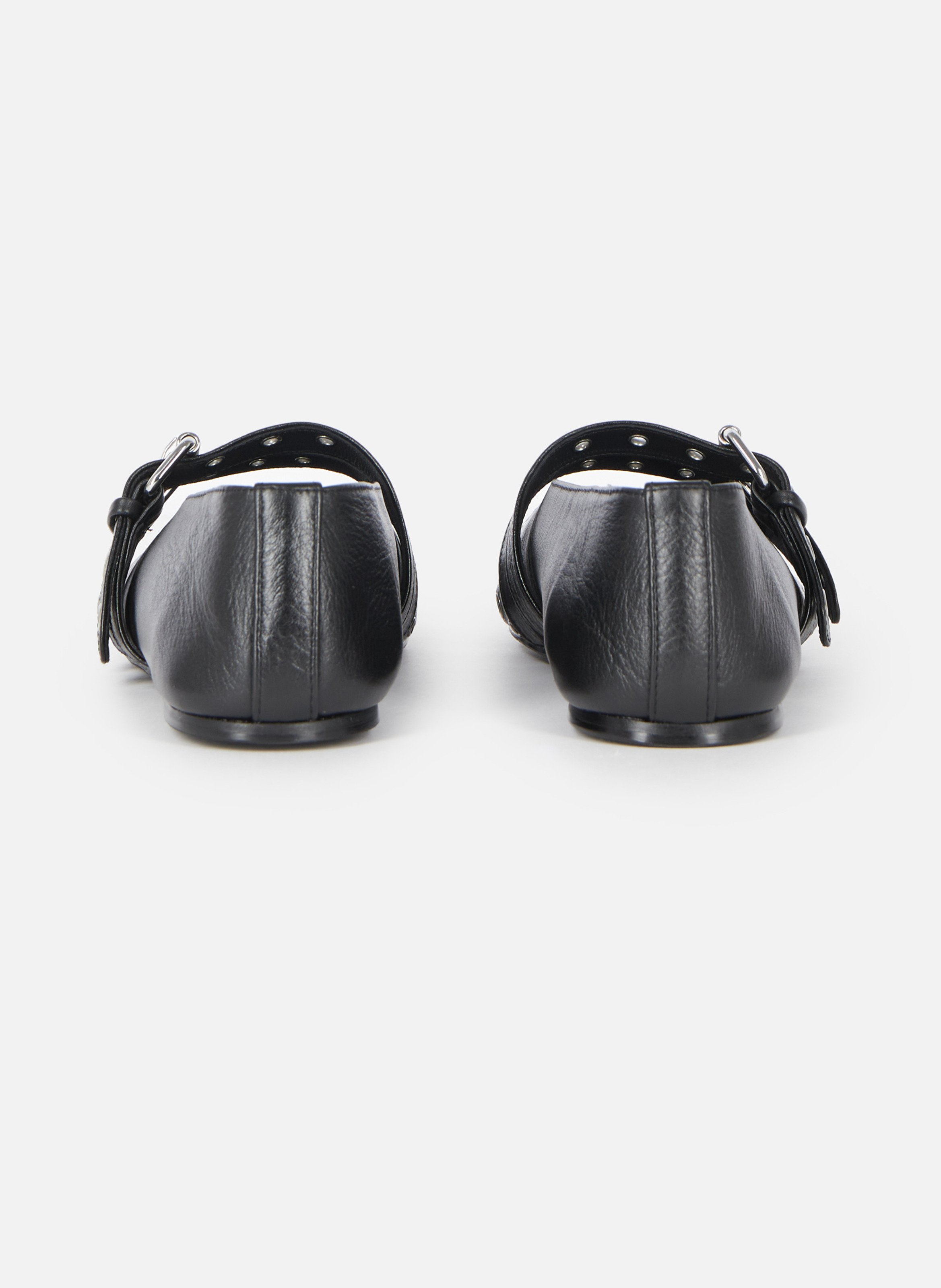 Ballet flat with leather studs THE KOOPLES Black