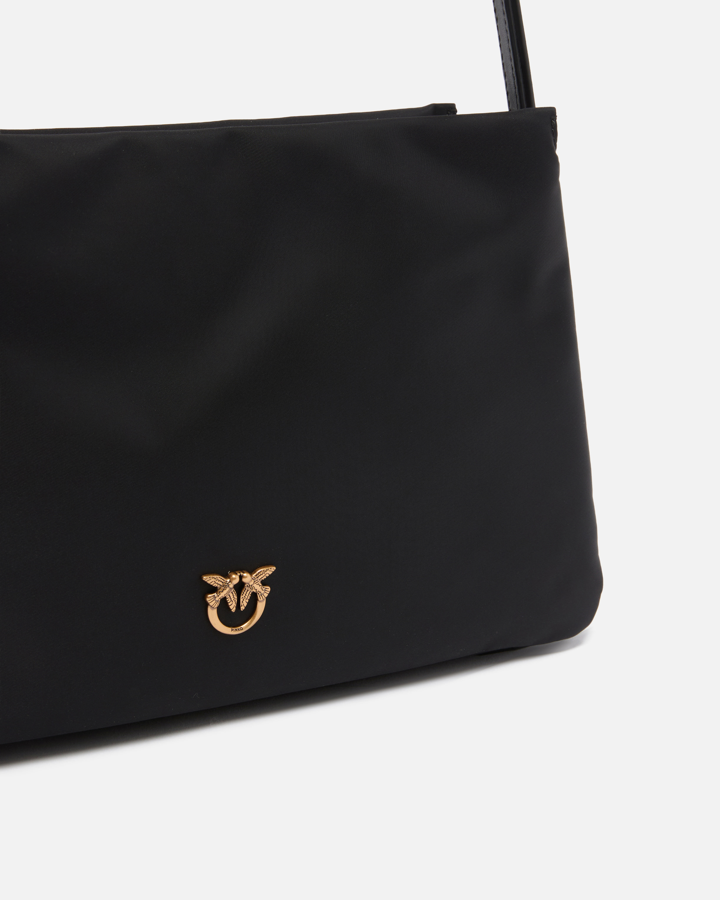 Sac à bandoulière moyen one, two, three bag en nylon PINKO Noir