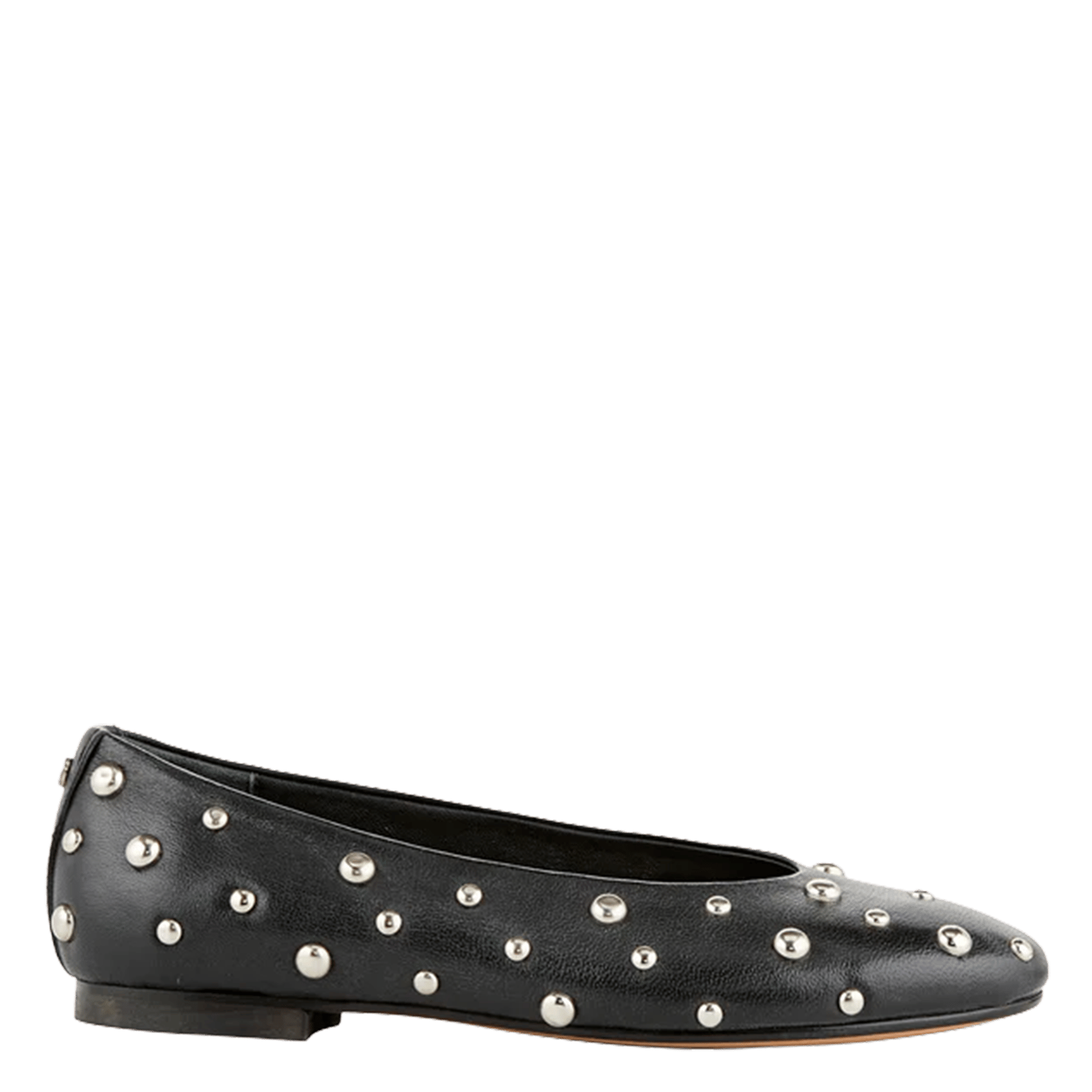 Ballet flats with leather studs COSMOPARIS Black