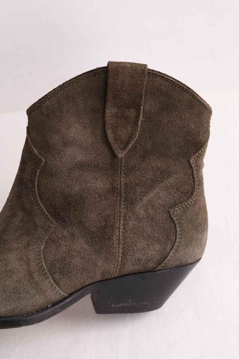 Western boots ISABEL MARANT - Seconde Main Khaki