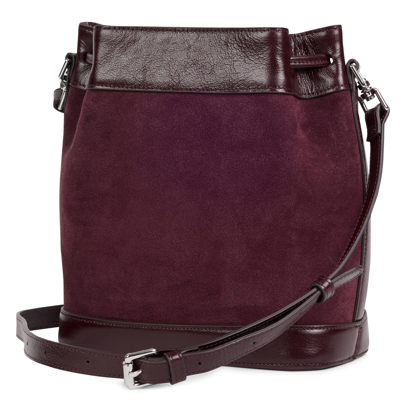Sac seau en cuir NAT & NIN Violet